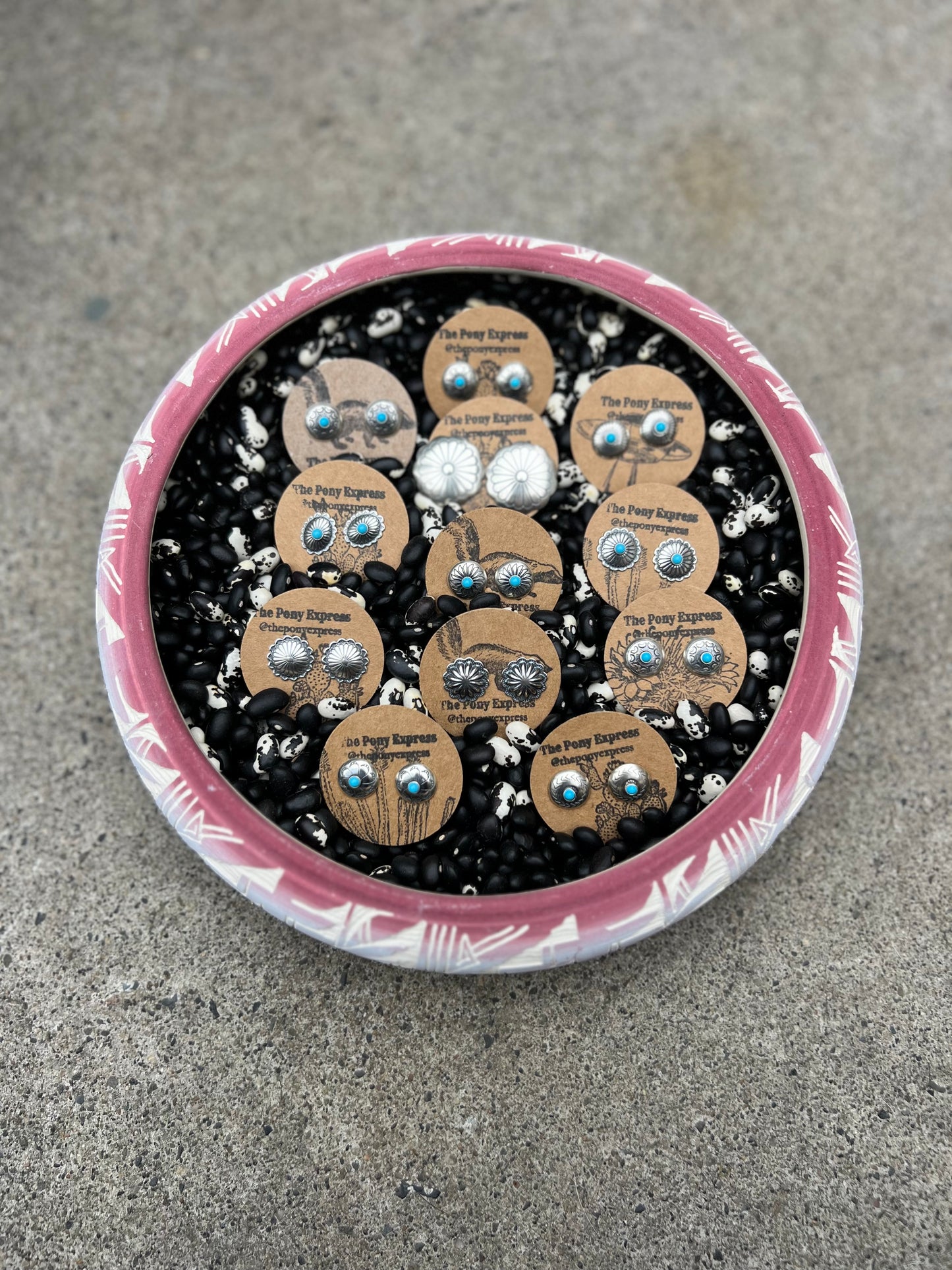 Conchito Sterling Silver Studs