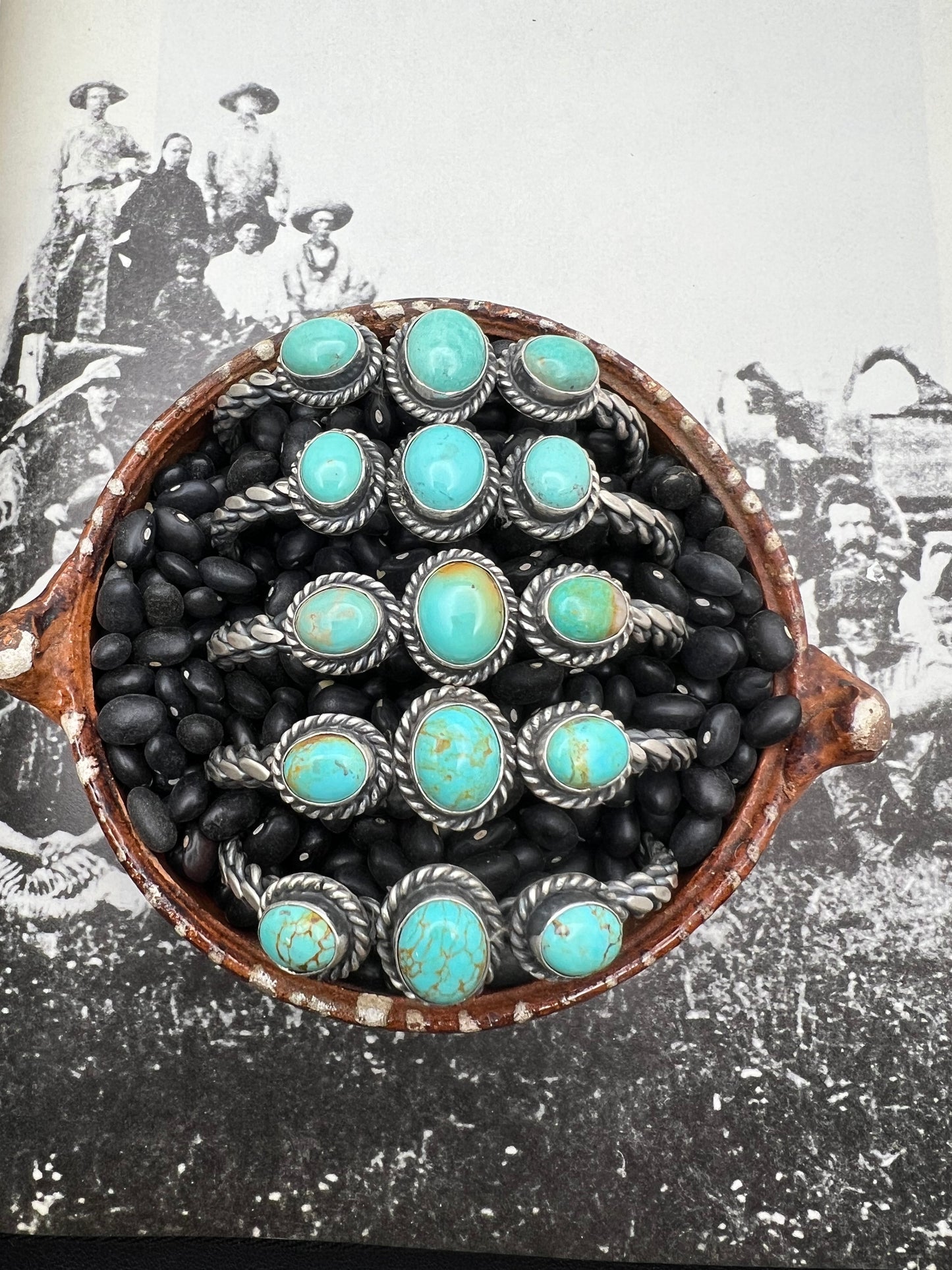 Three Stone Braided Cuff