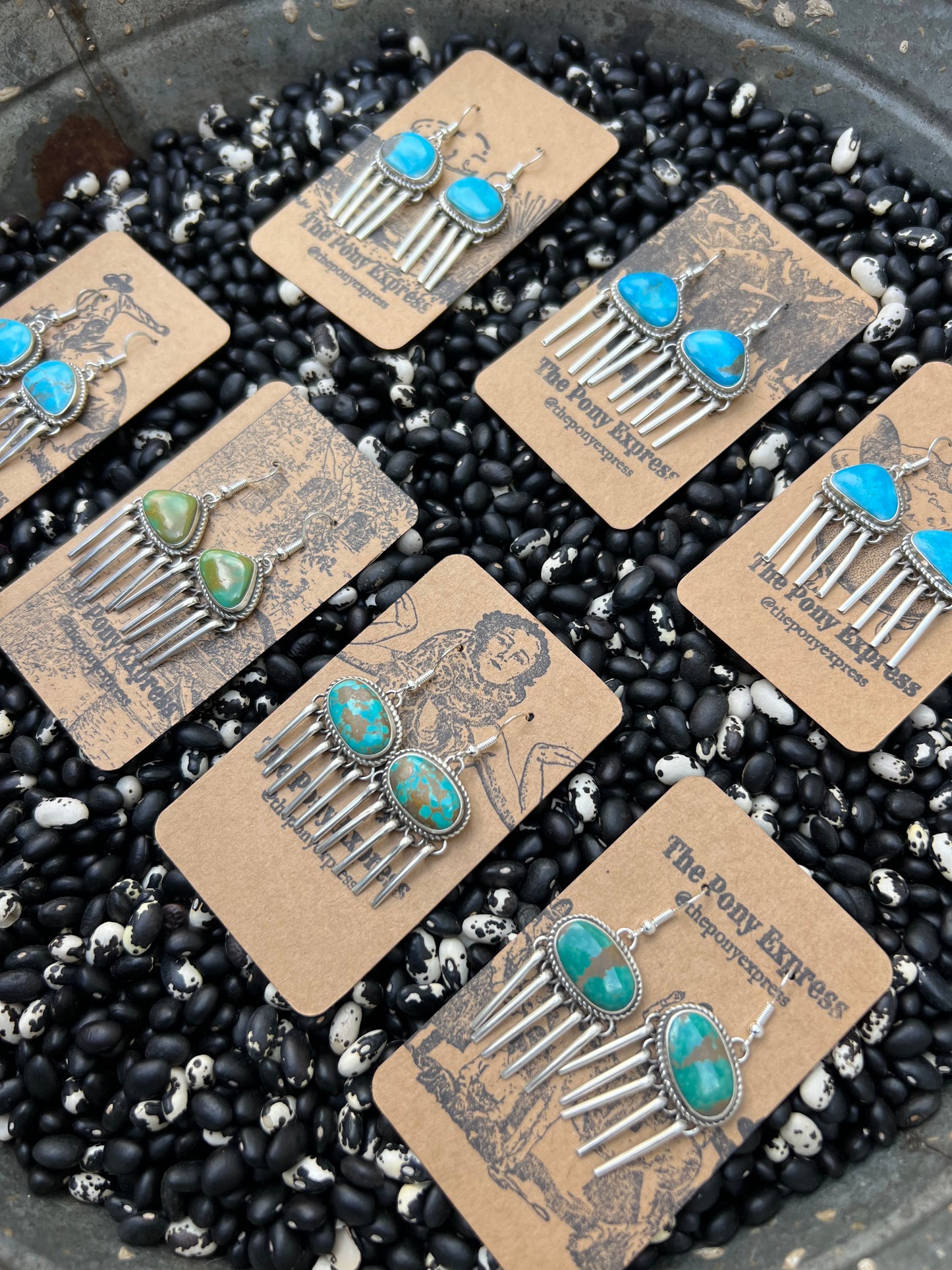 Turquoise Storm Earrings