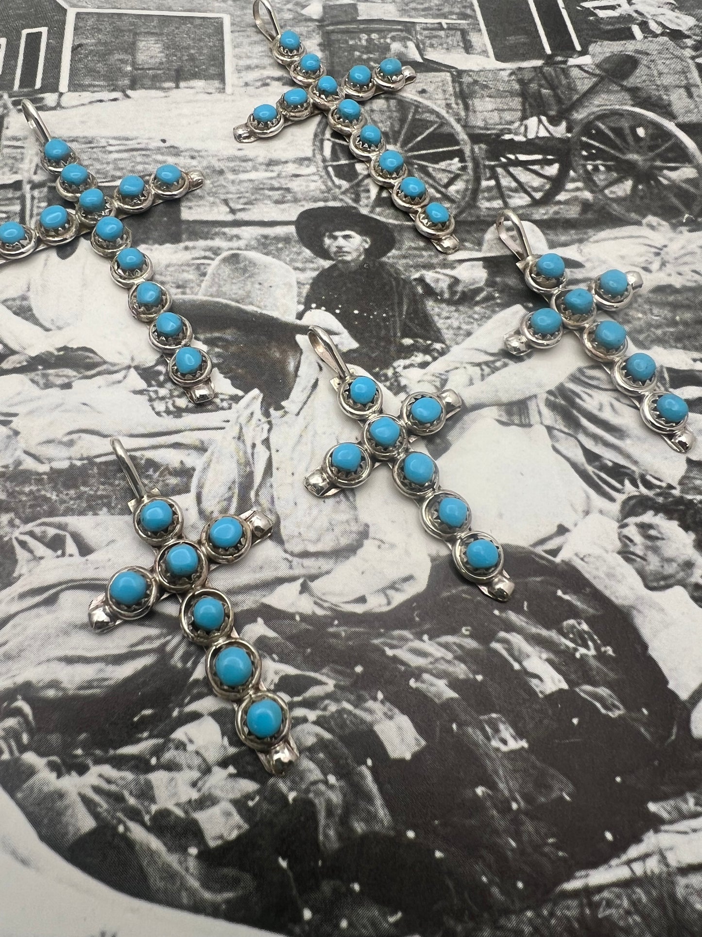 Turquoise Cross Pendant