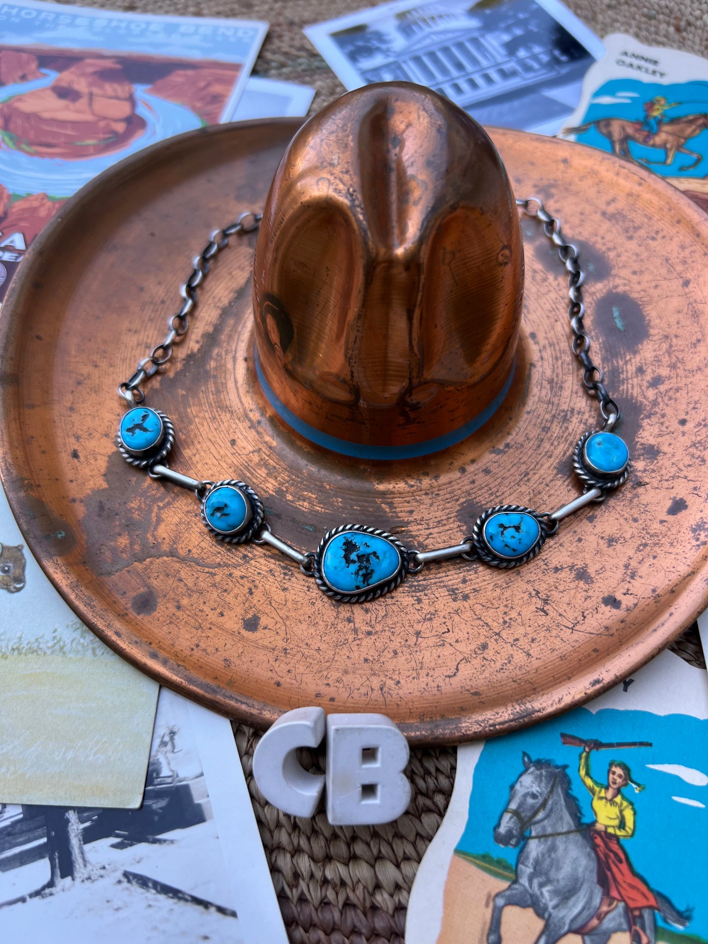 Turquoise Nugget Choker