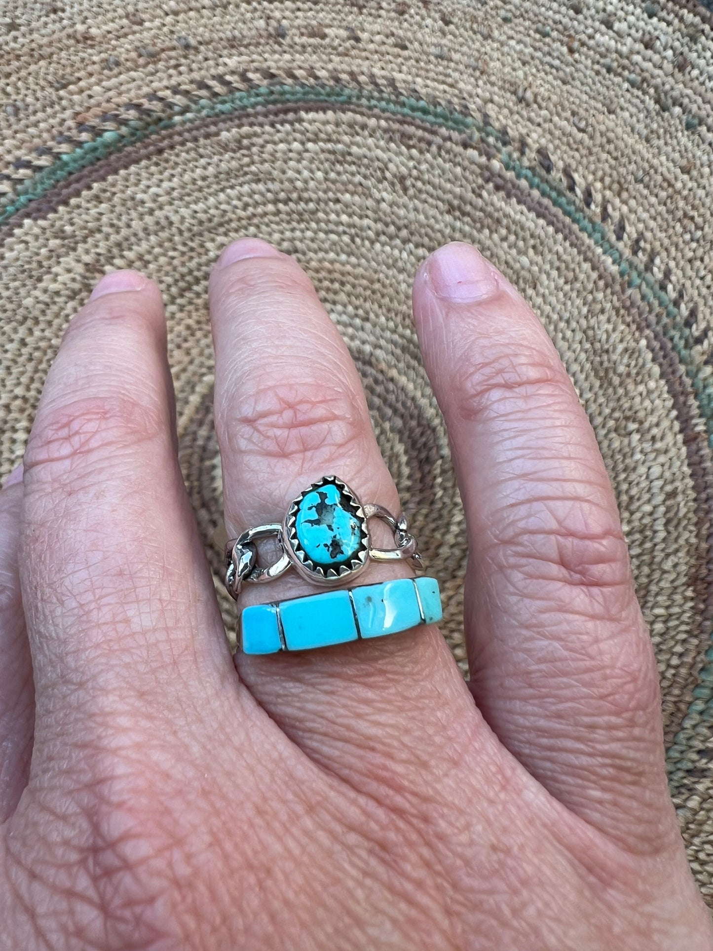Thick Turquoise Inlay Ring