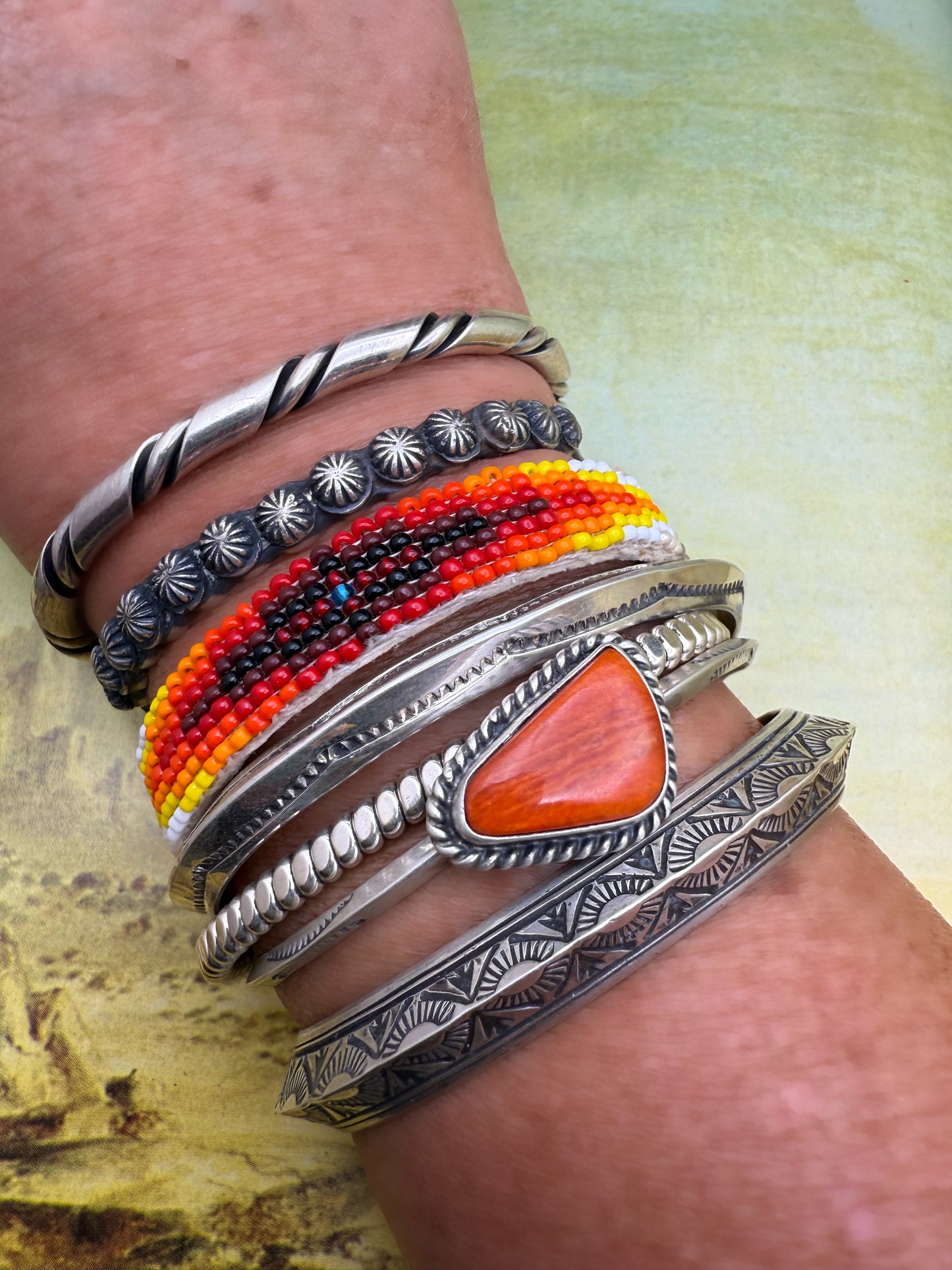 Starlette Stamped Cuff
