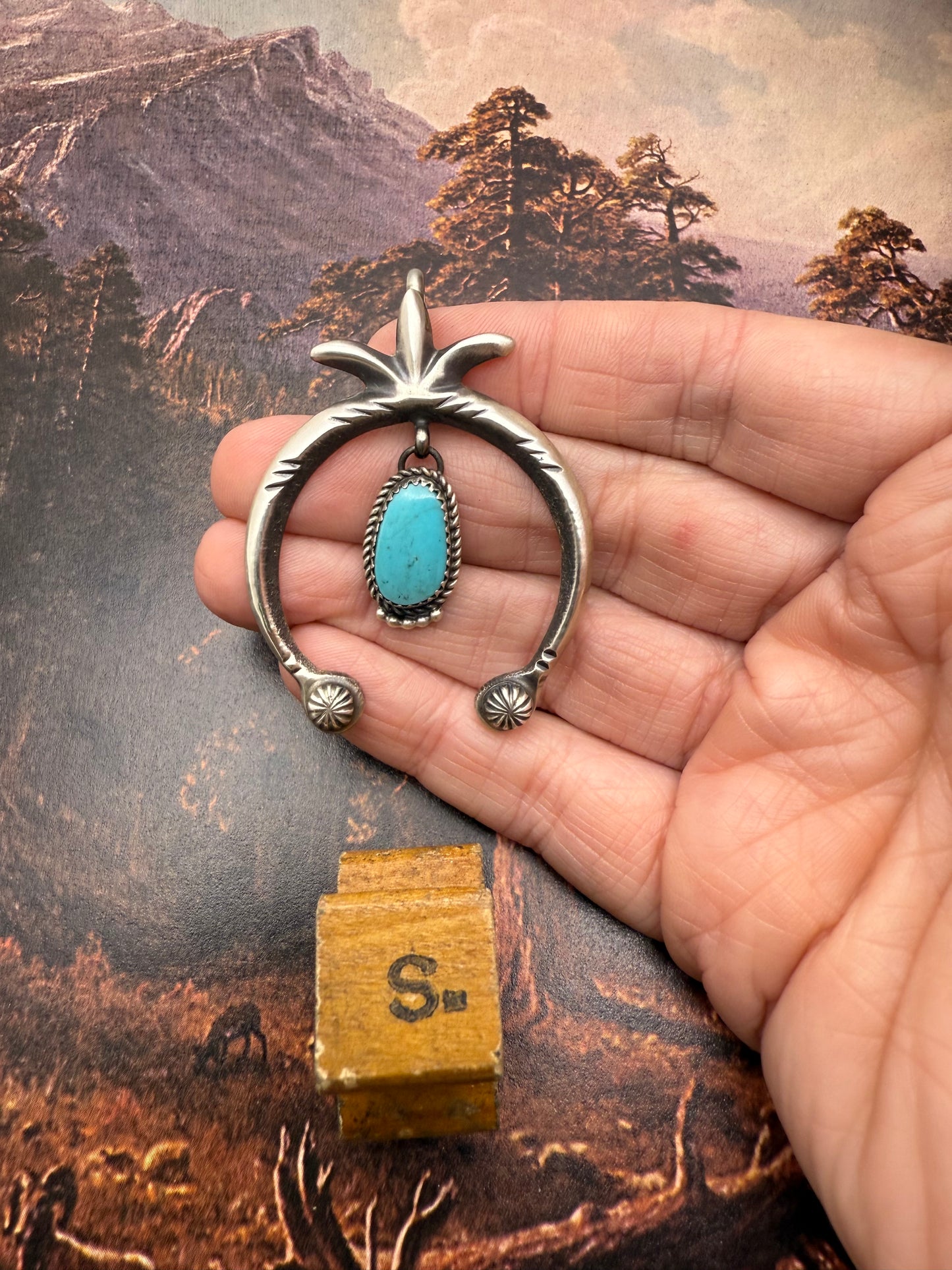 Turquoise Naja Pendant
