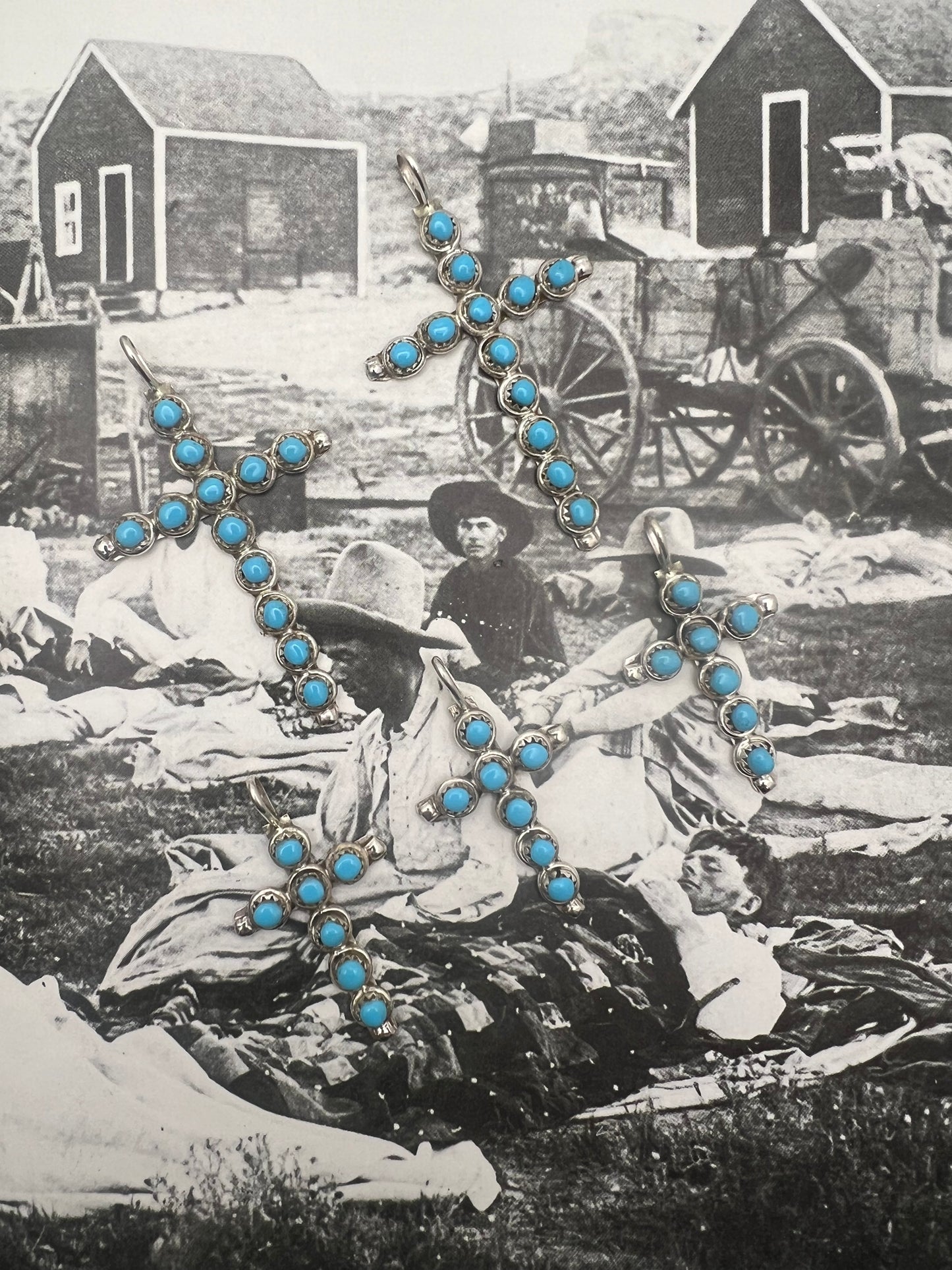 Turquoise Cross Pendant