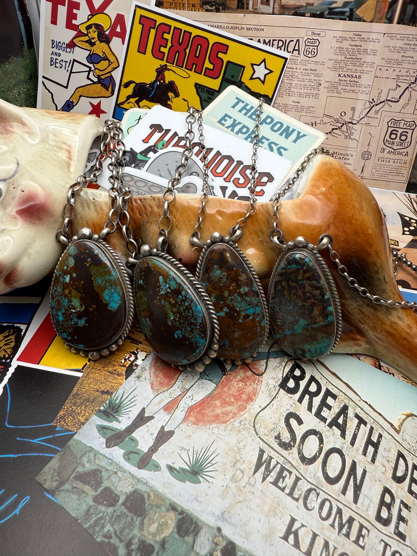 Big Foot Turquoise Necklace