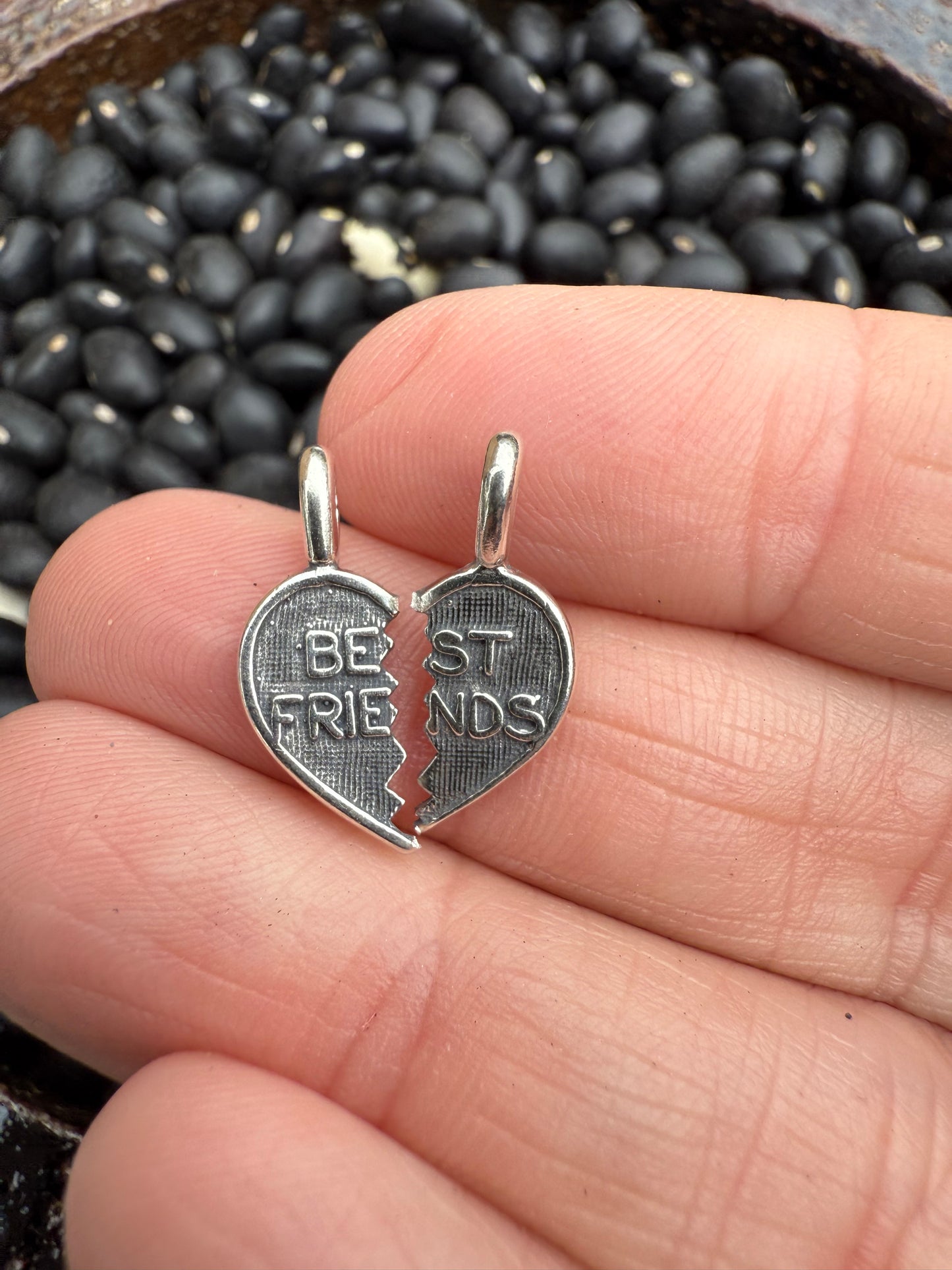 Best friend Charms Sterling Silver Charm