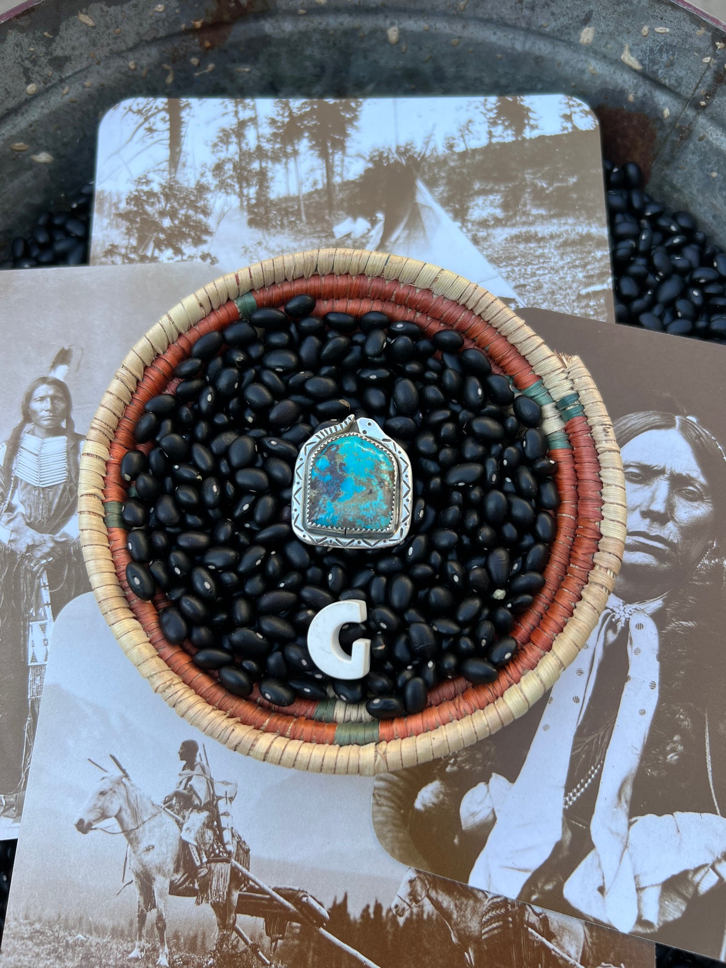 Large Turquoise Snake Ring
