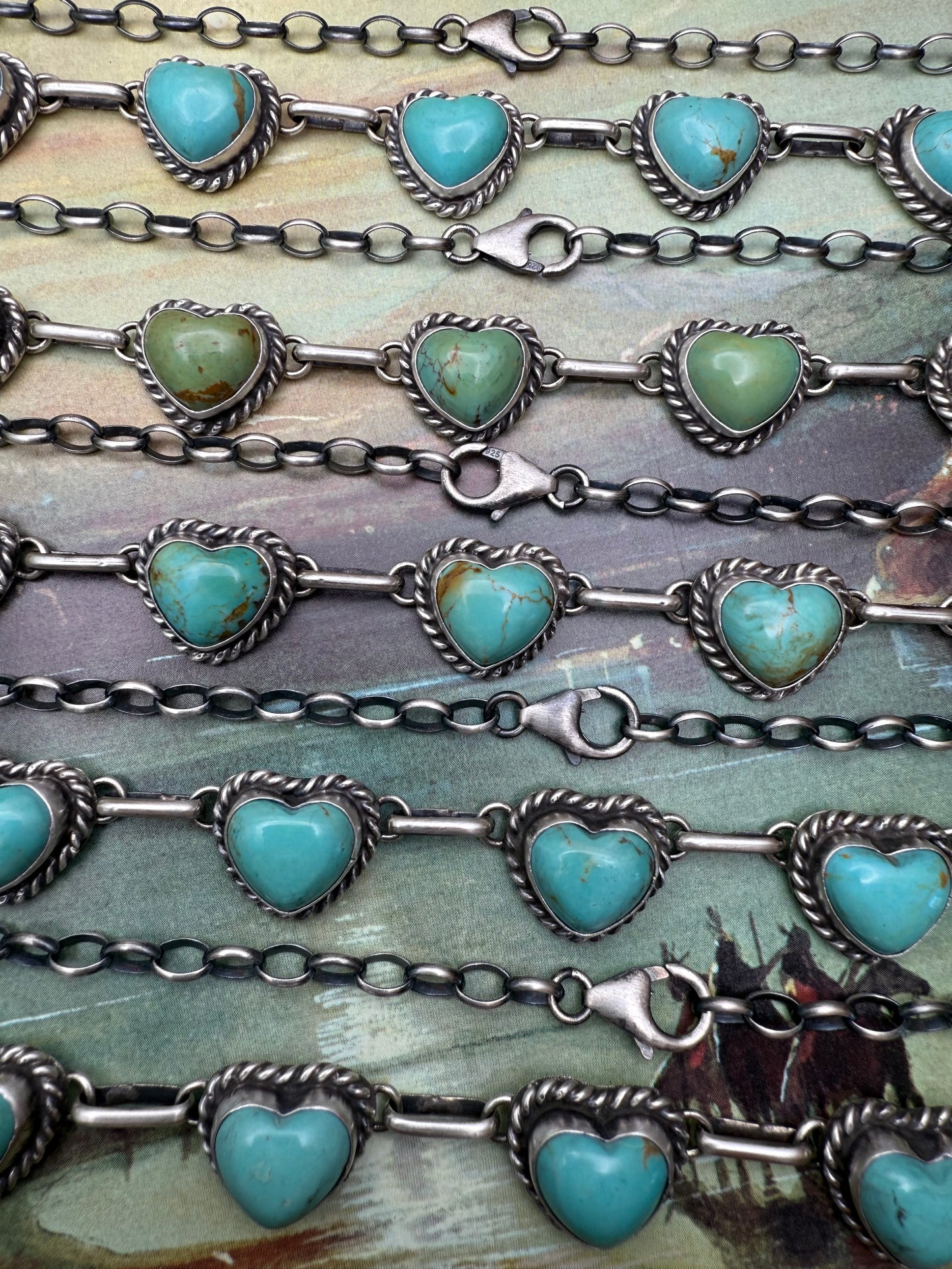 Turquoise Heart Choker