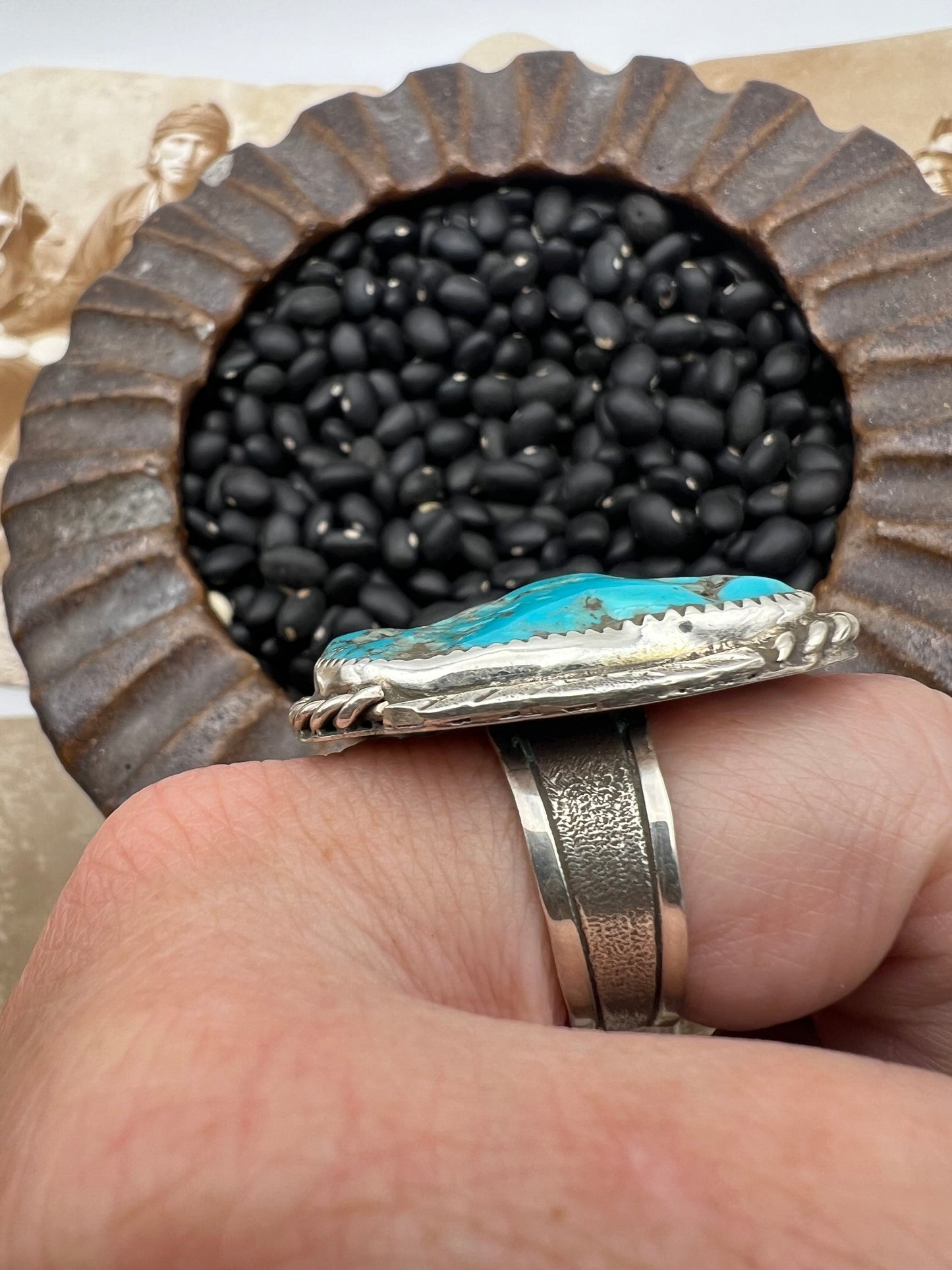 Turquoise Nugget Ring