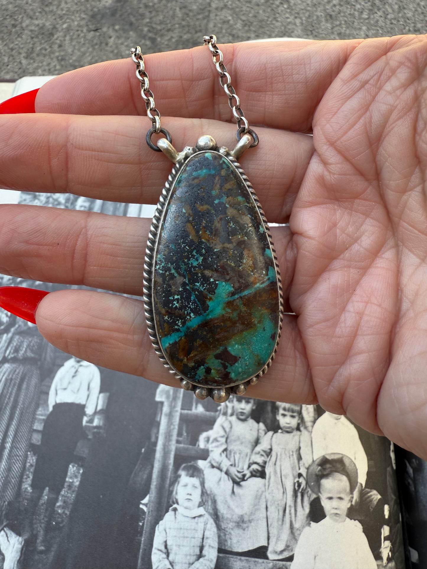 Big Foot Turquoise Necklace
