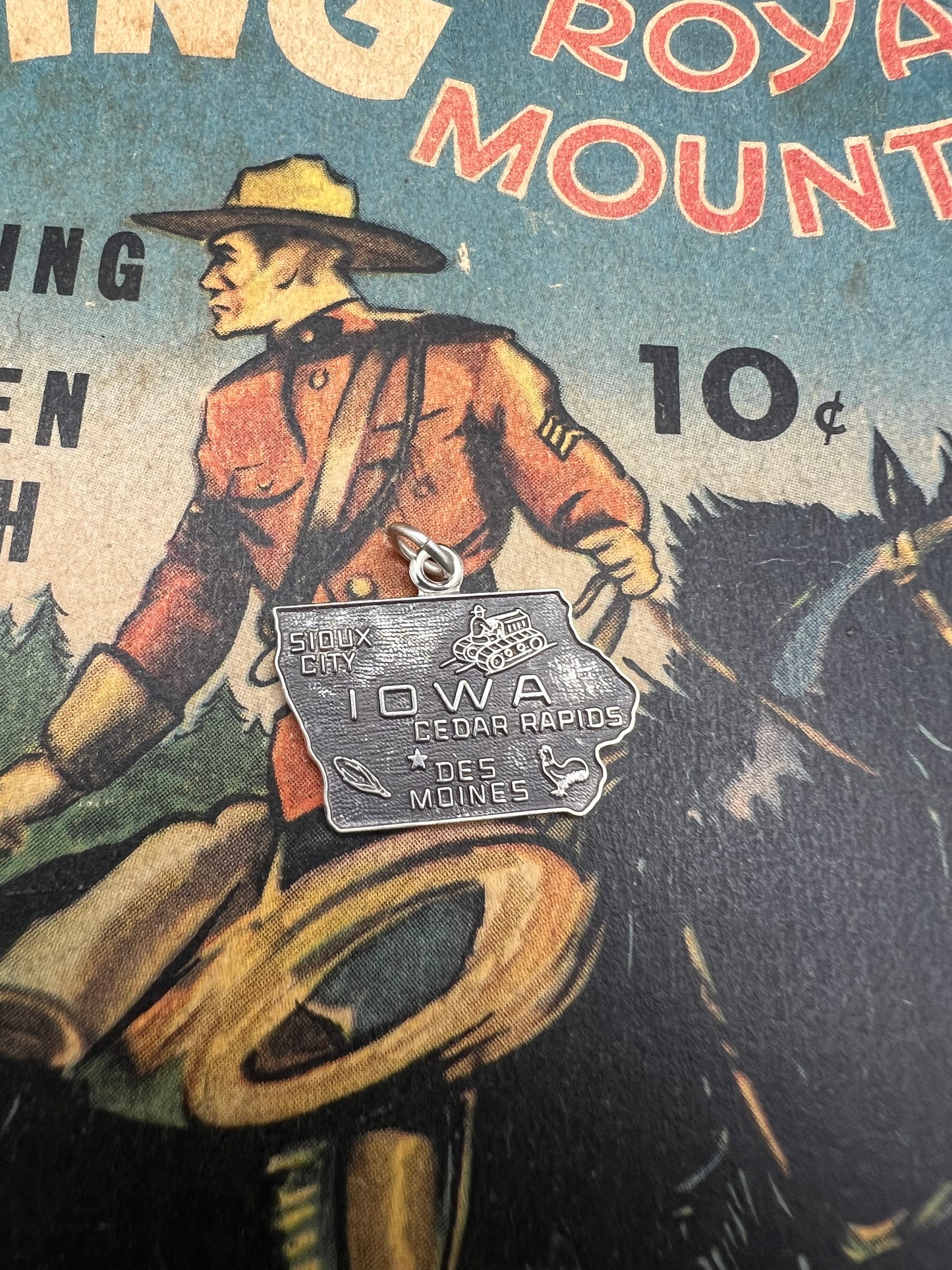 Vintage 1960’s Sterling State Charms