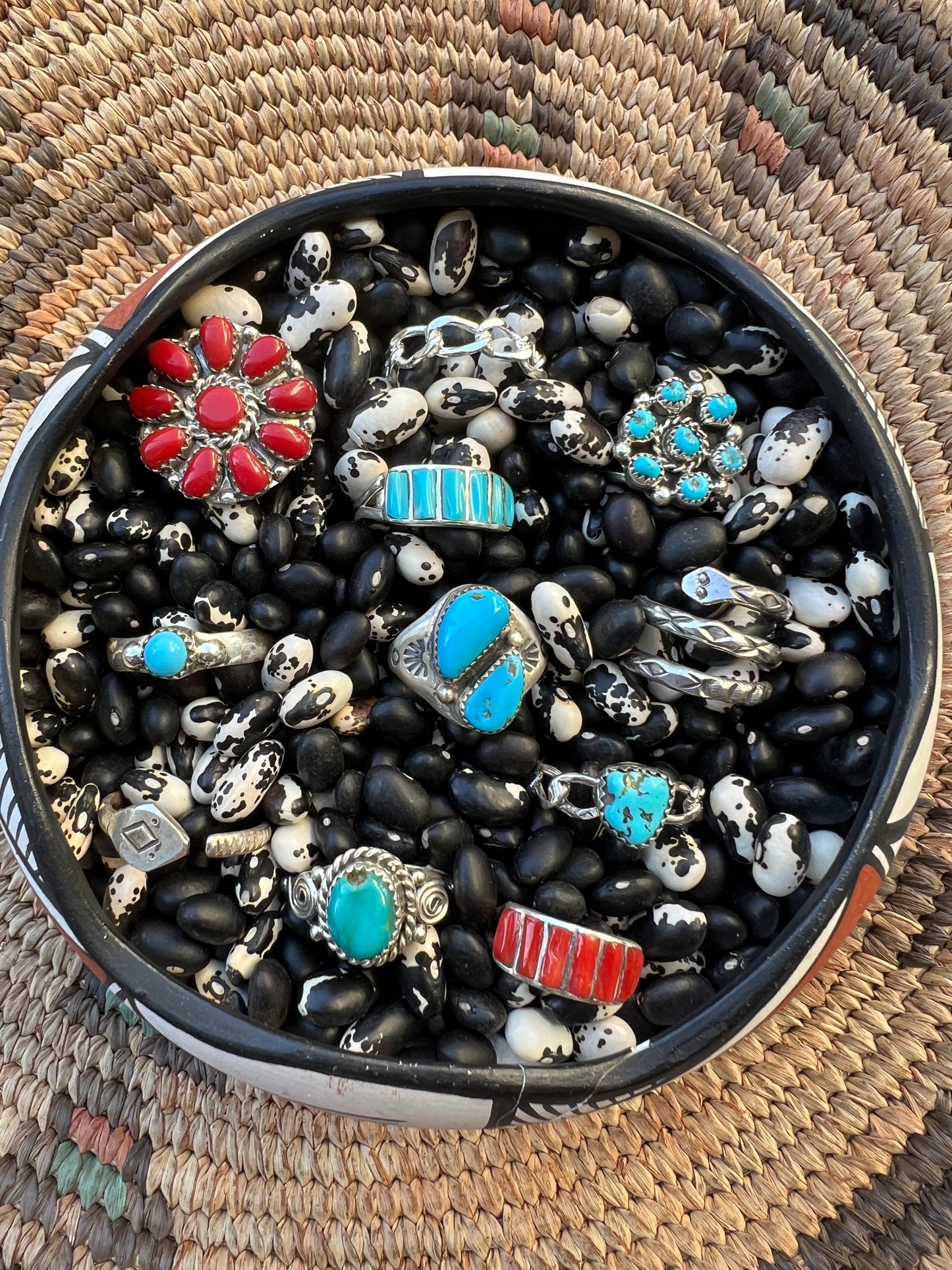 Thick Turquoise Inlay Ring
