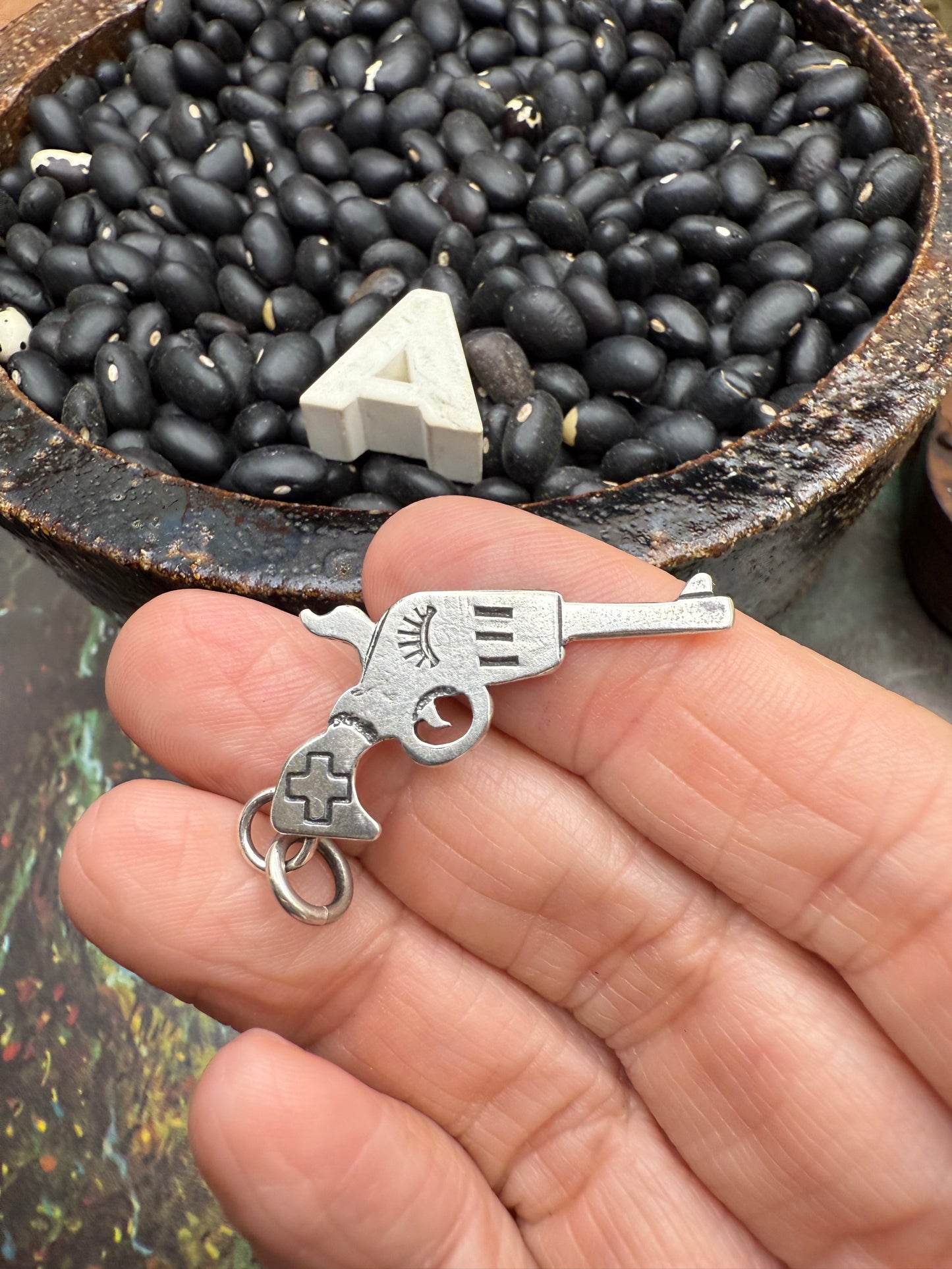 Handmade Pistol Charm