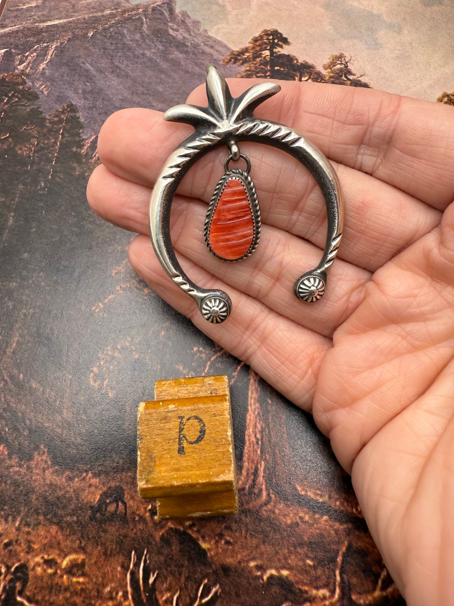 Turquoise Naja Pendant