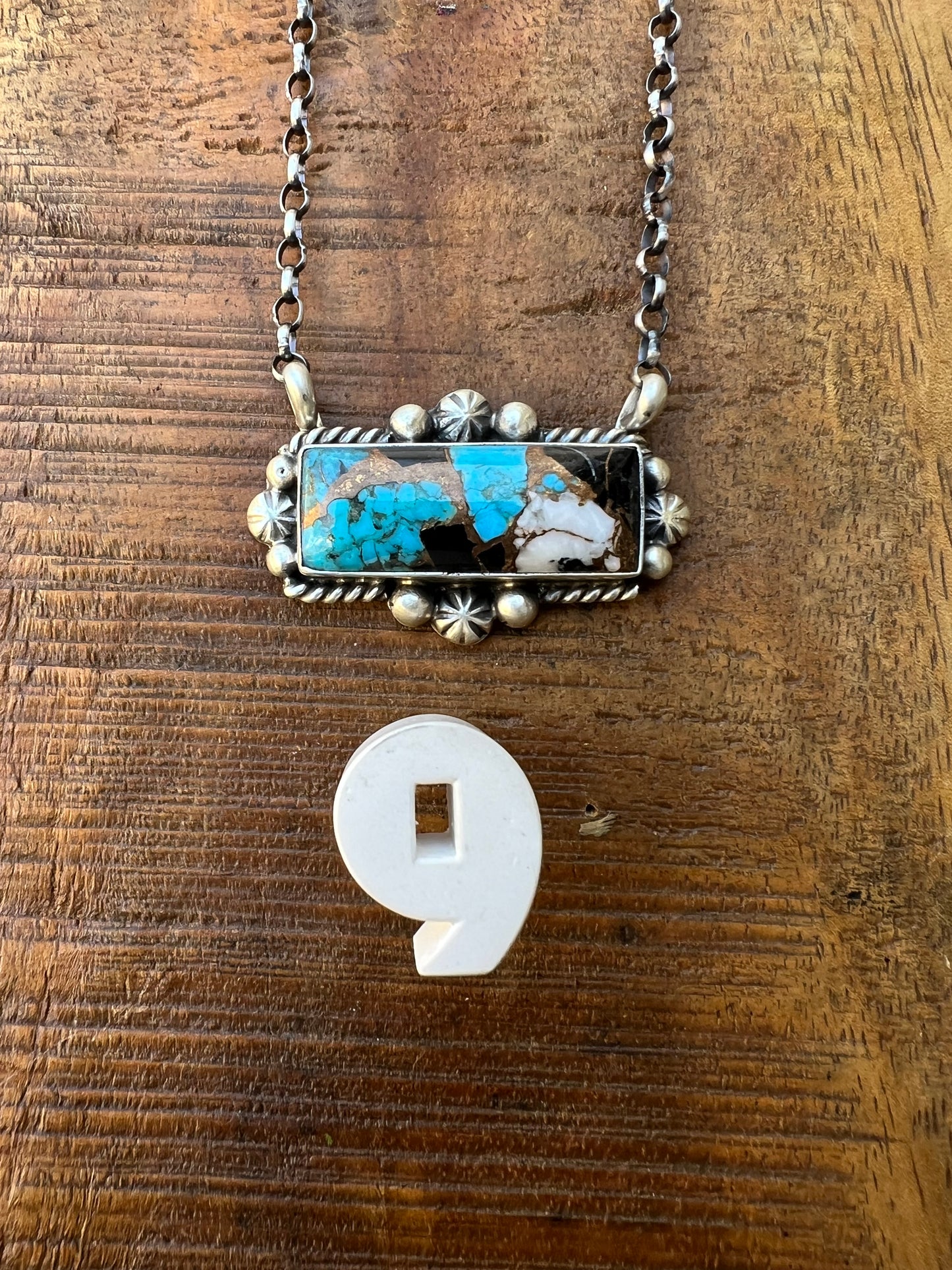 Zia Turquoise Bar Necklace