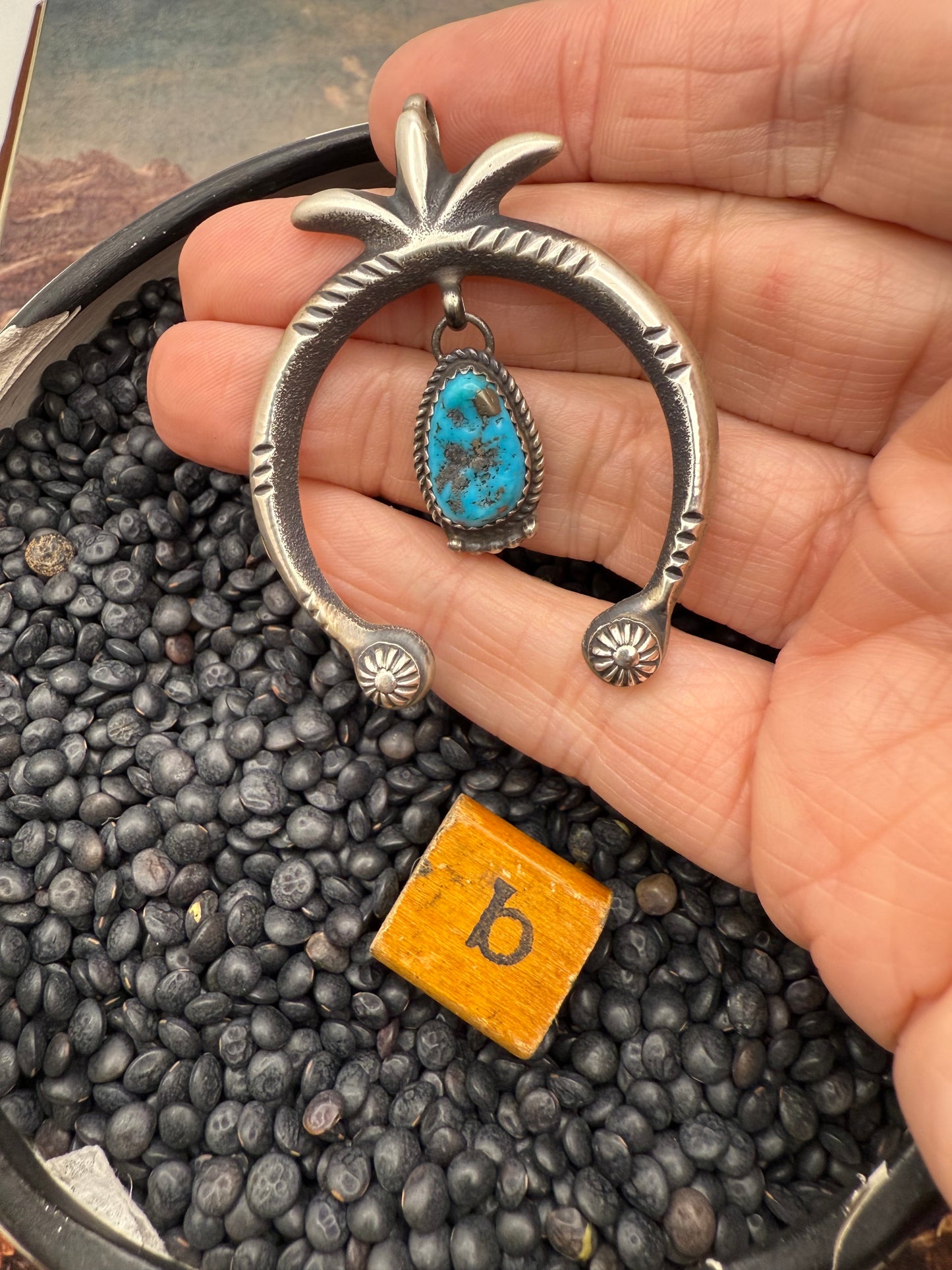Turquoise Naja Pendant