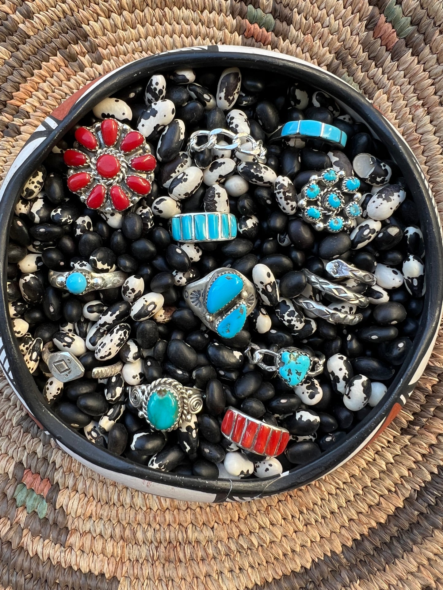 Thick Turquoise Inlay Ring