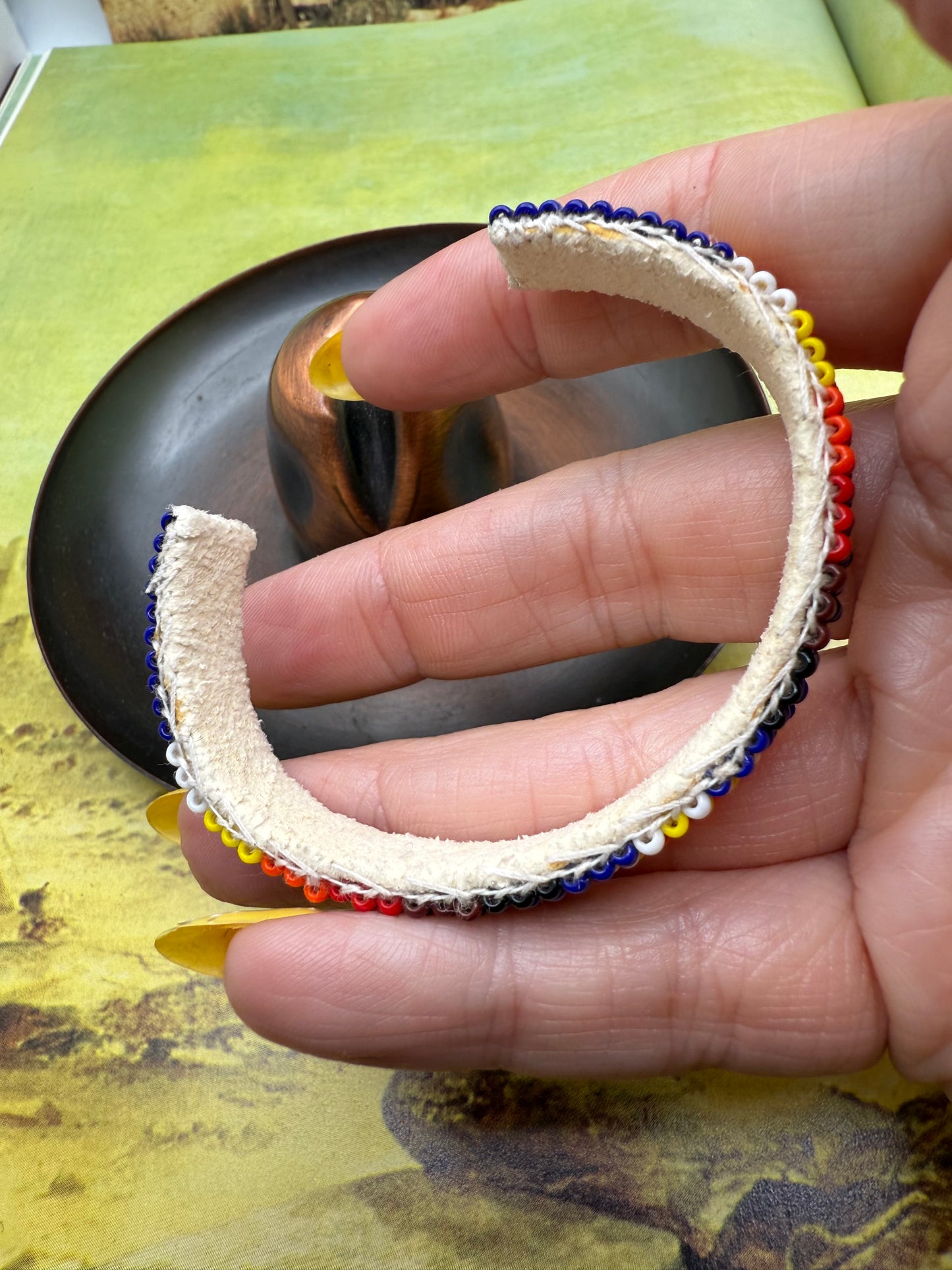 Native American Hand Beaded cuffs