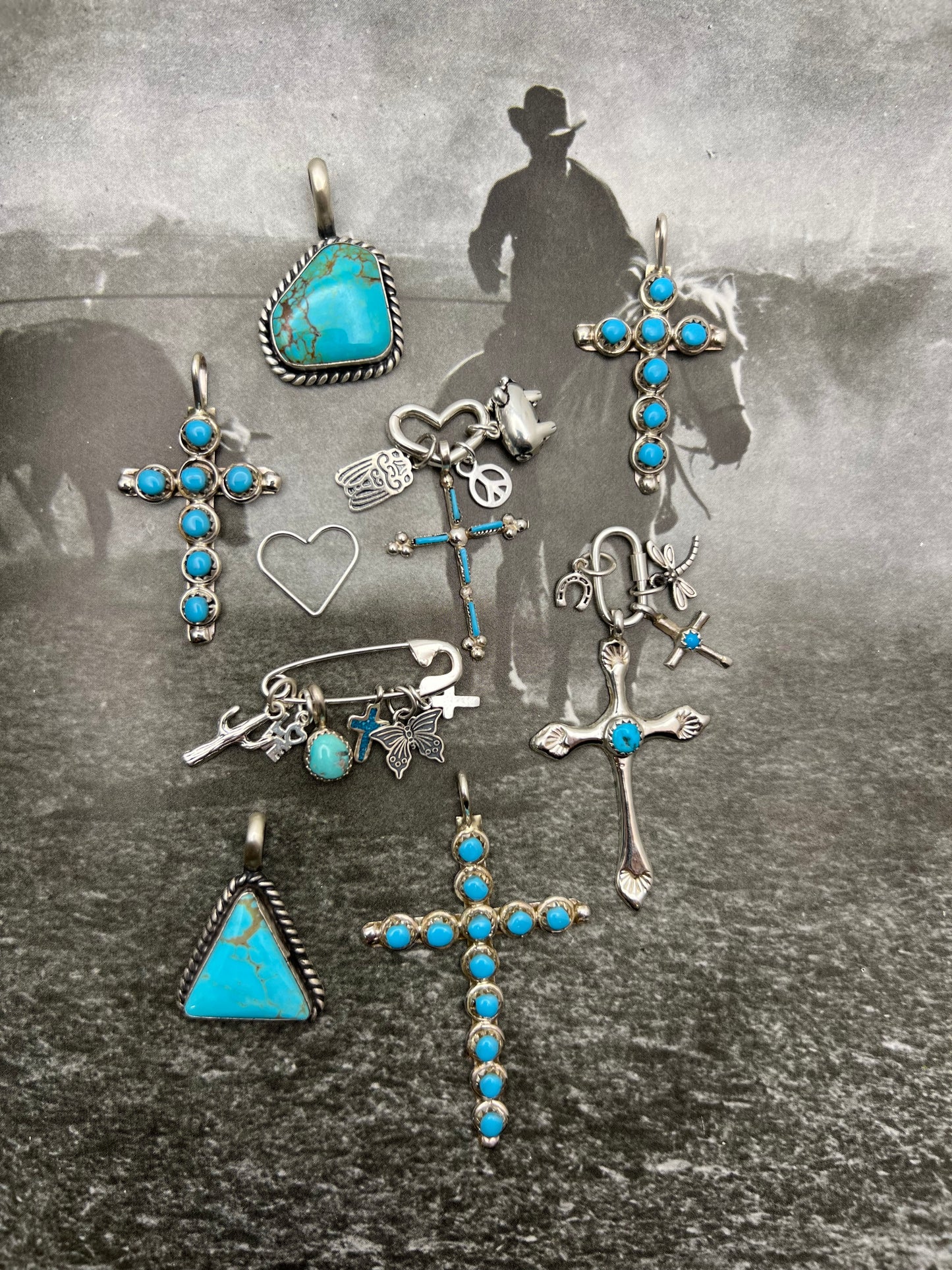 Turquoise Cross Pendant