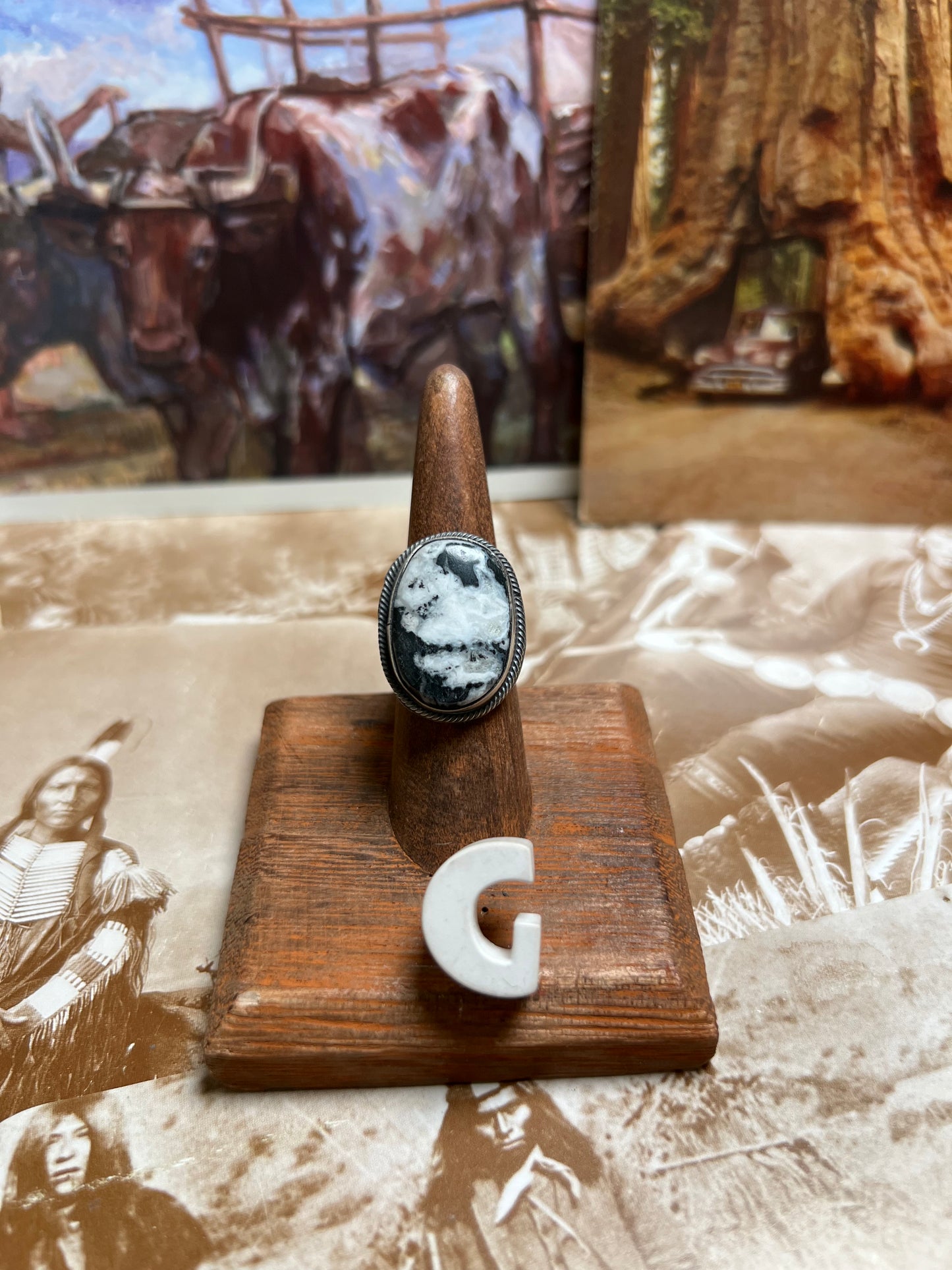 White Buffalo Ring