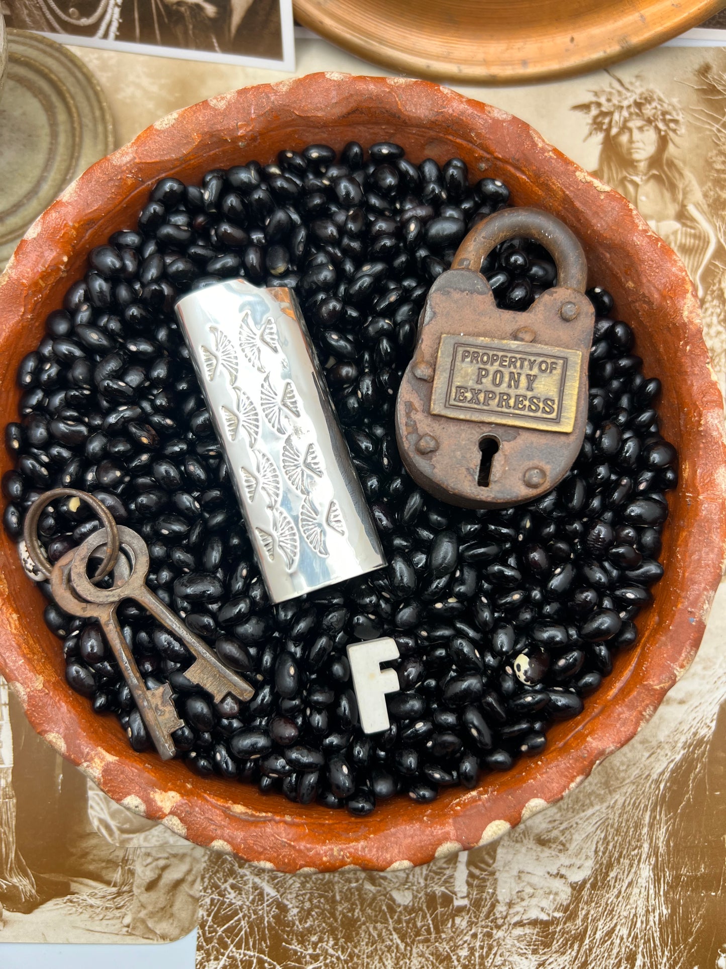 Native American Sterling Silver Lighter Case