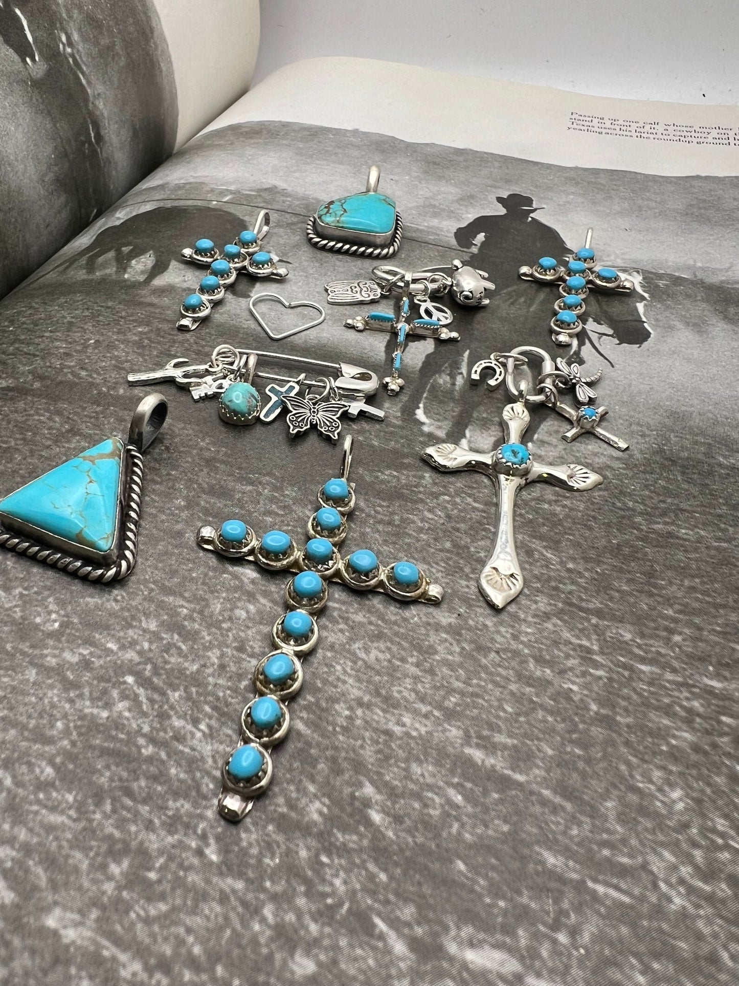 Turquoise Cross Pendant