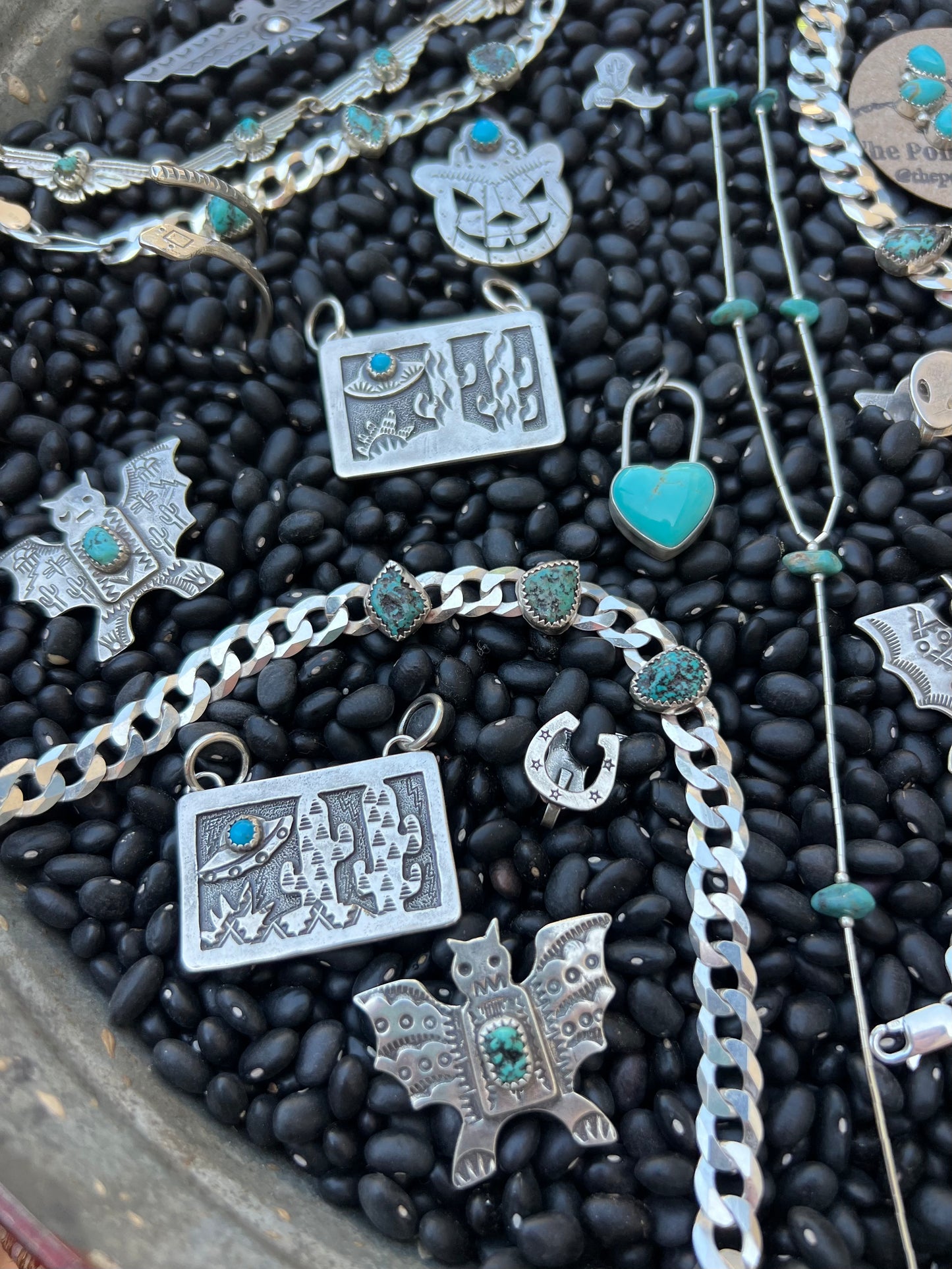 The Pony Express Logo Pendant Sterling Silver