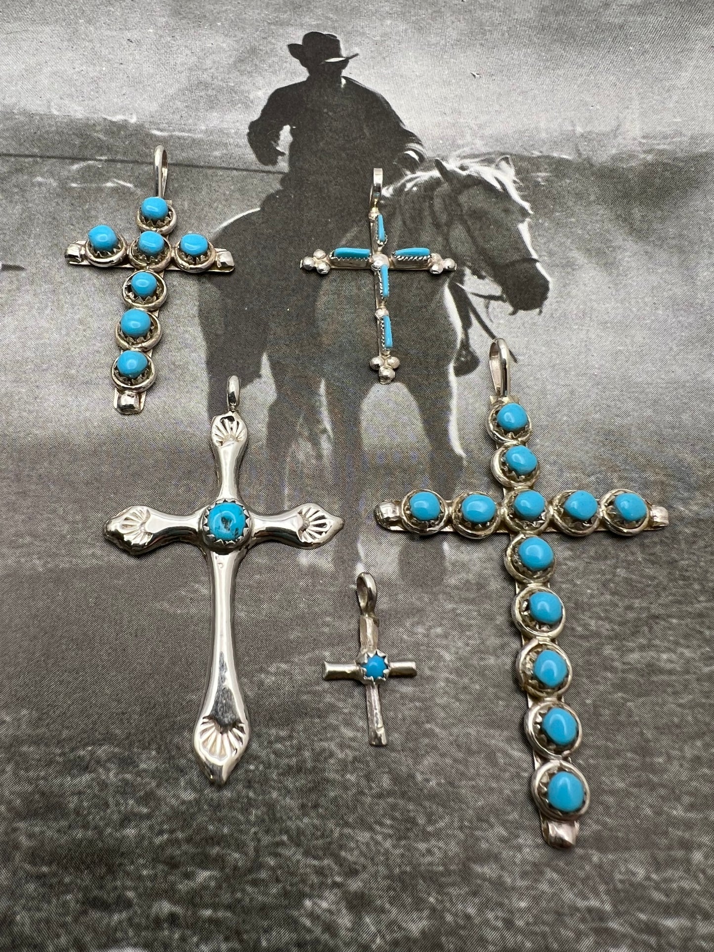 Turquoise Cross Pendant