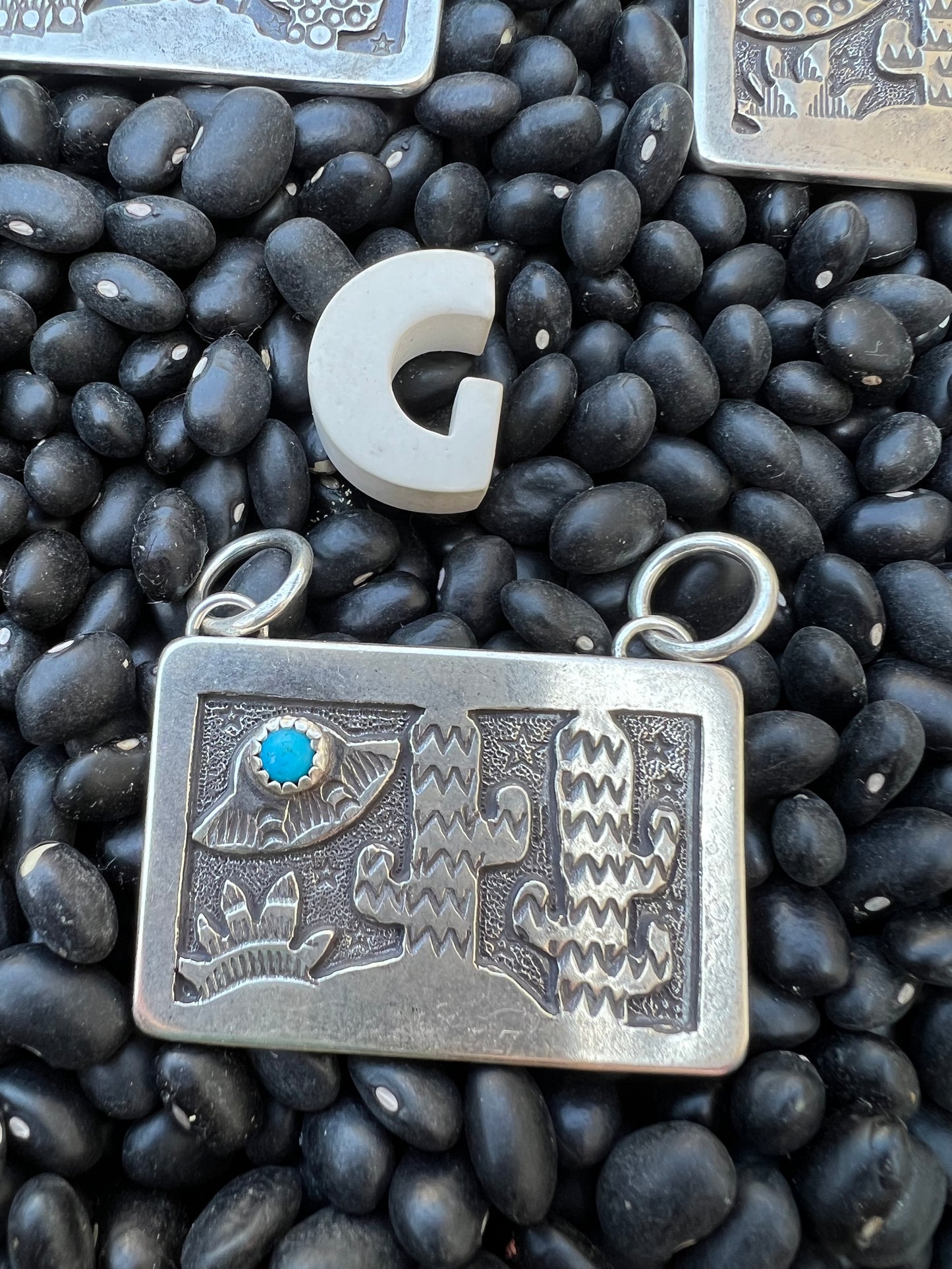 The Pony Express Logo Pendant Sterling Silver