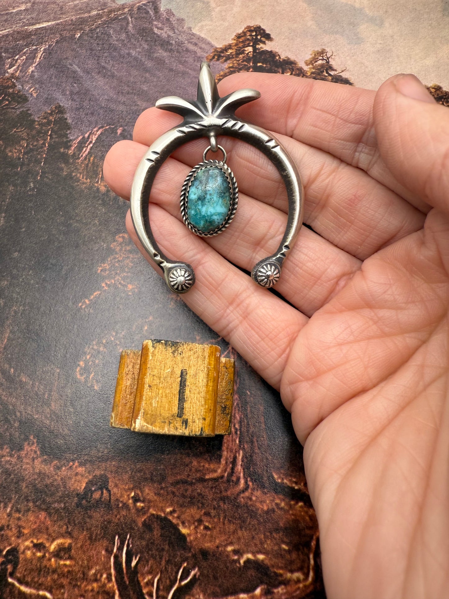 Turquoise Naja Pendant