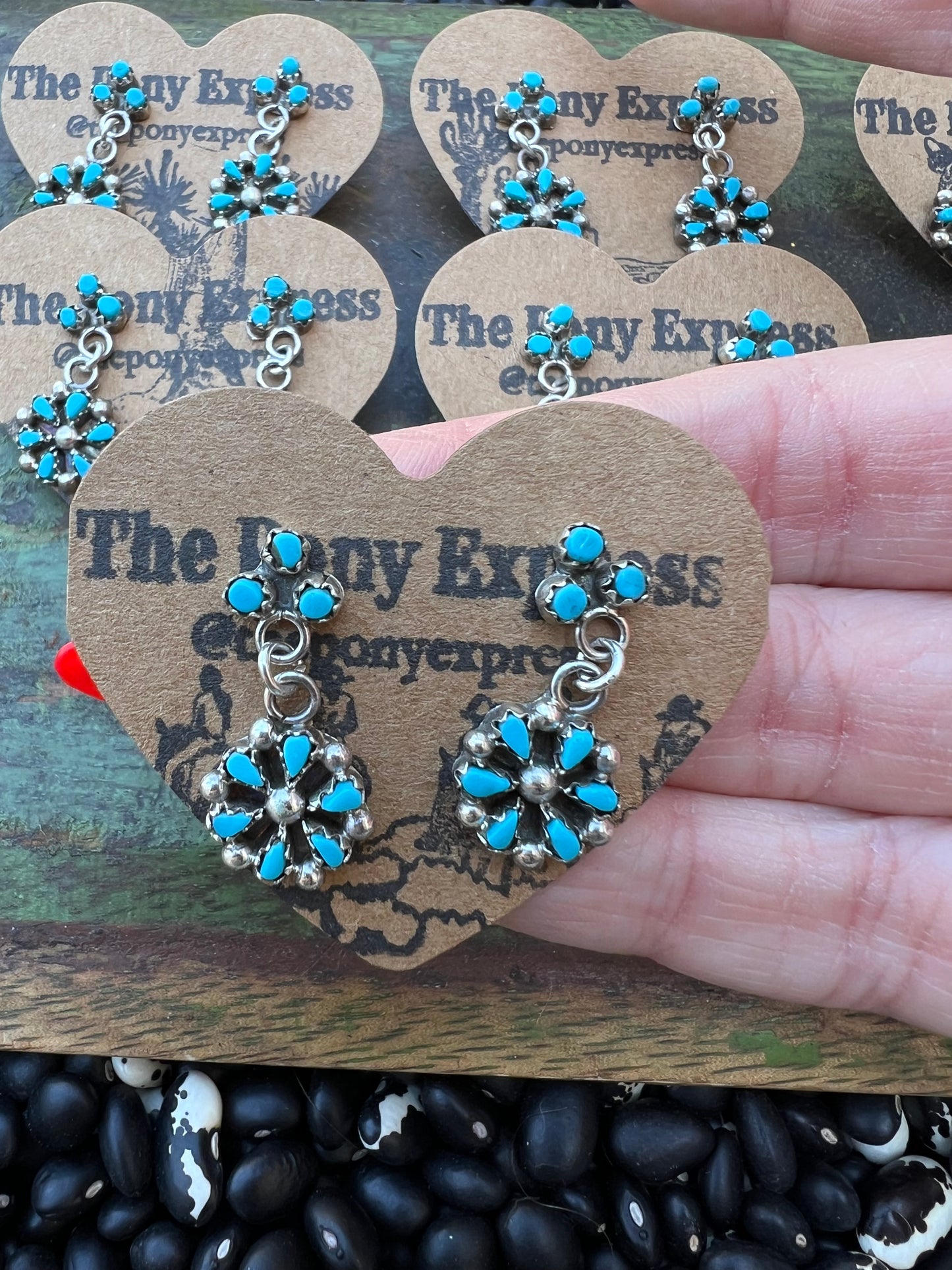 Mini cluster Dangle Earrings