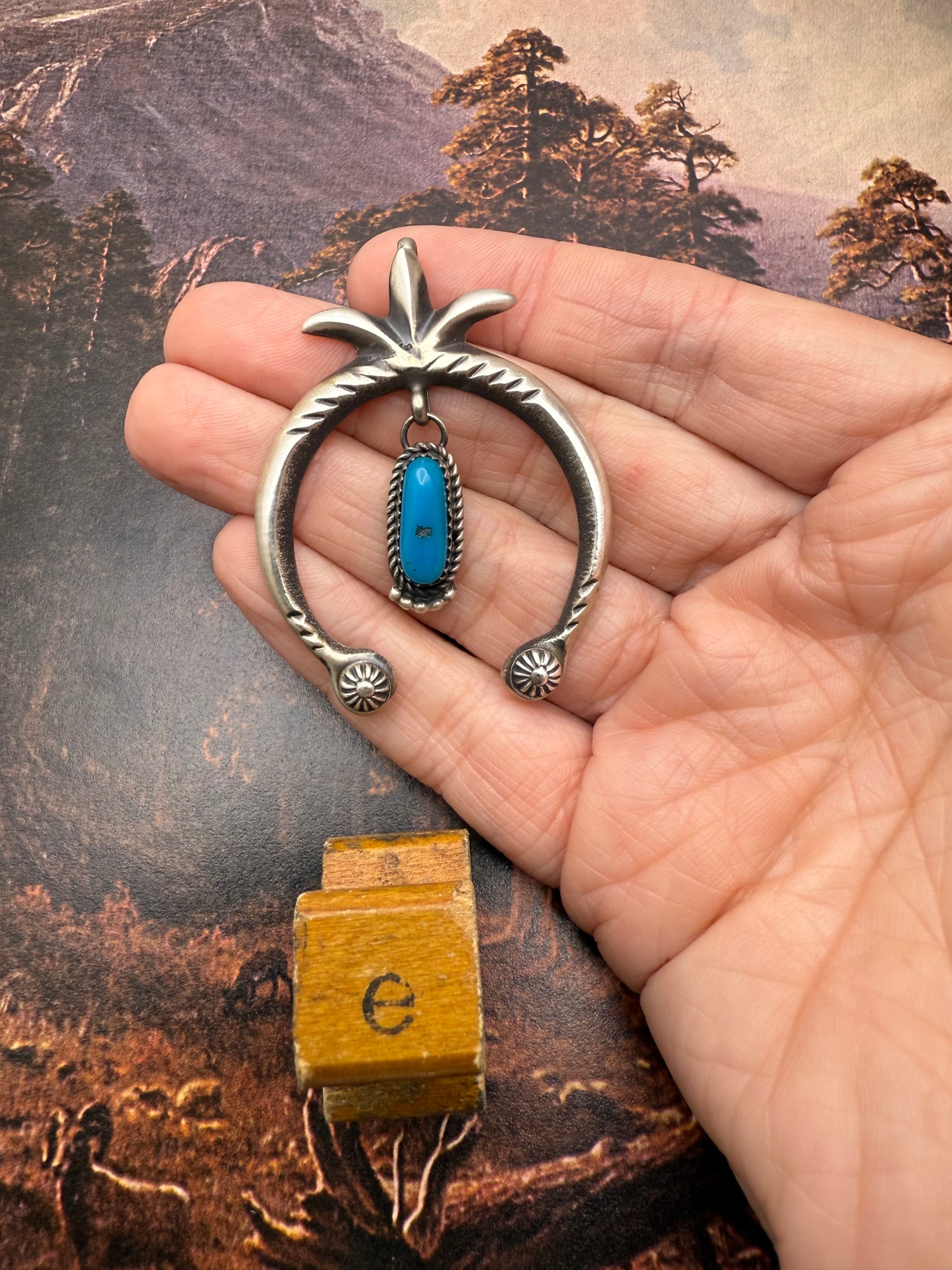 Turquoise Naja Pendant