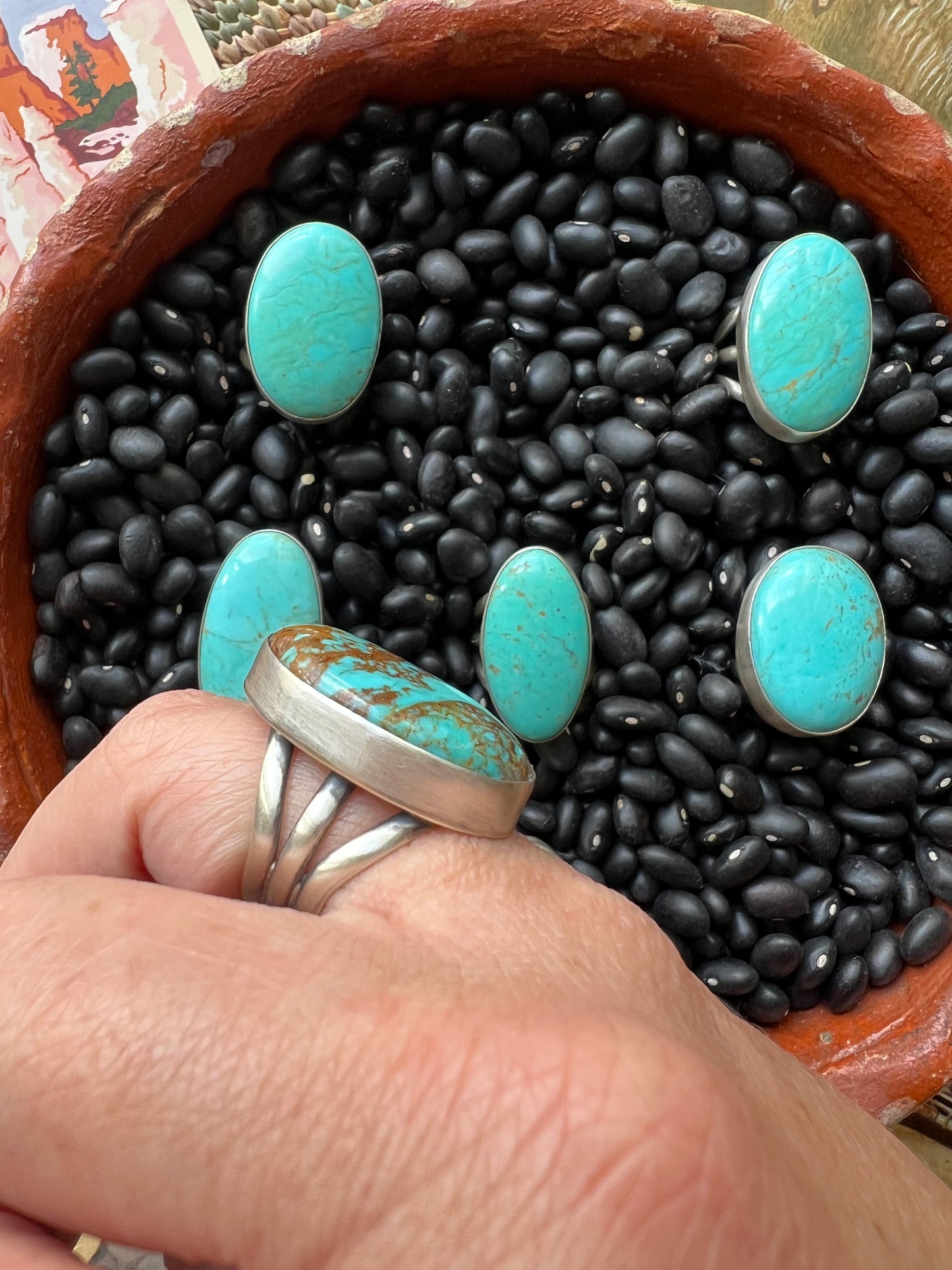 Turquoise Globe Ring