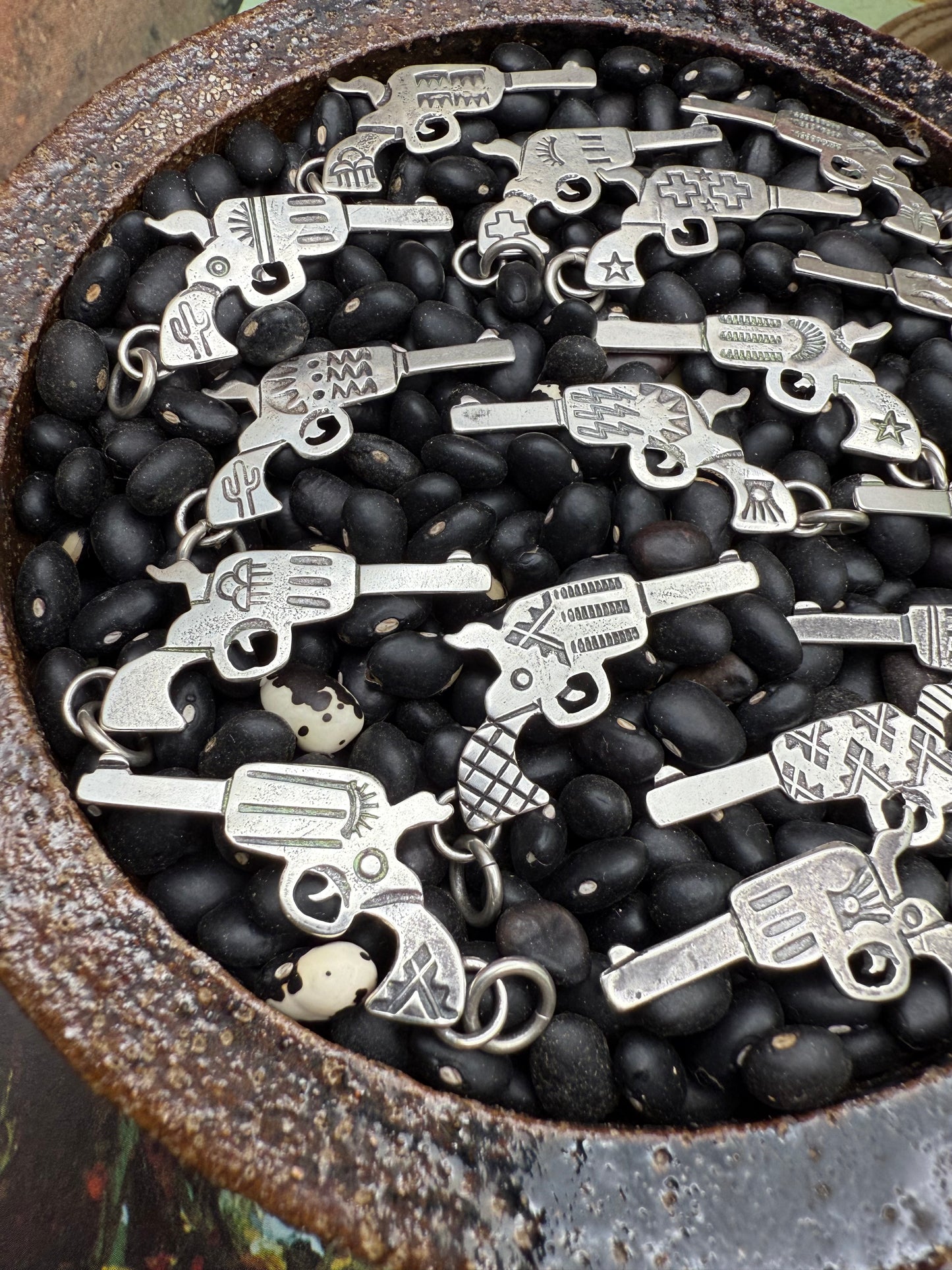 Handmade Pistol Charm