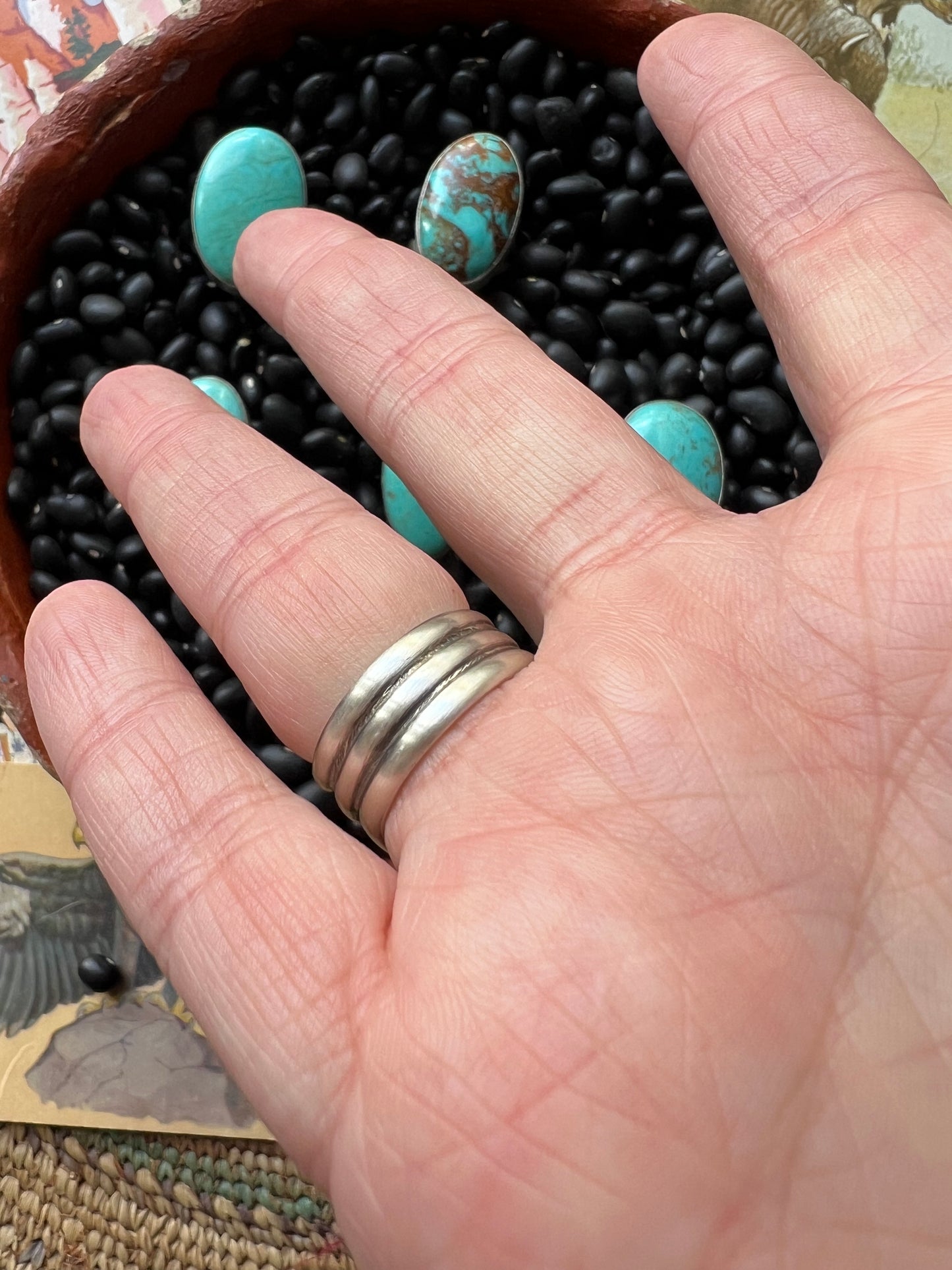 Turquoise Globe Ring