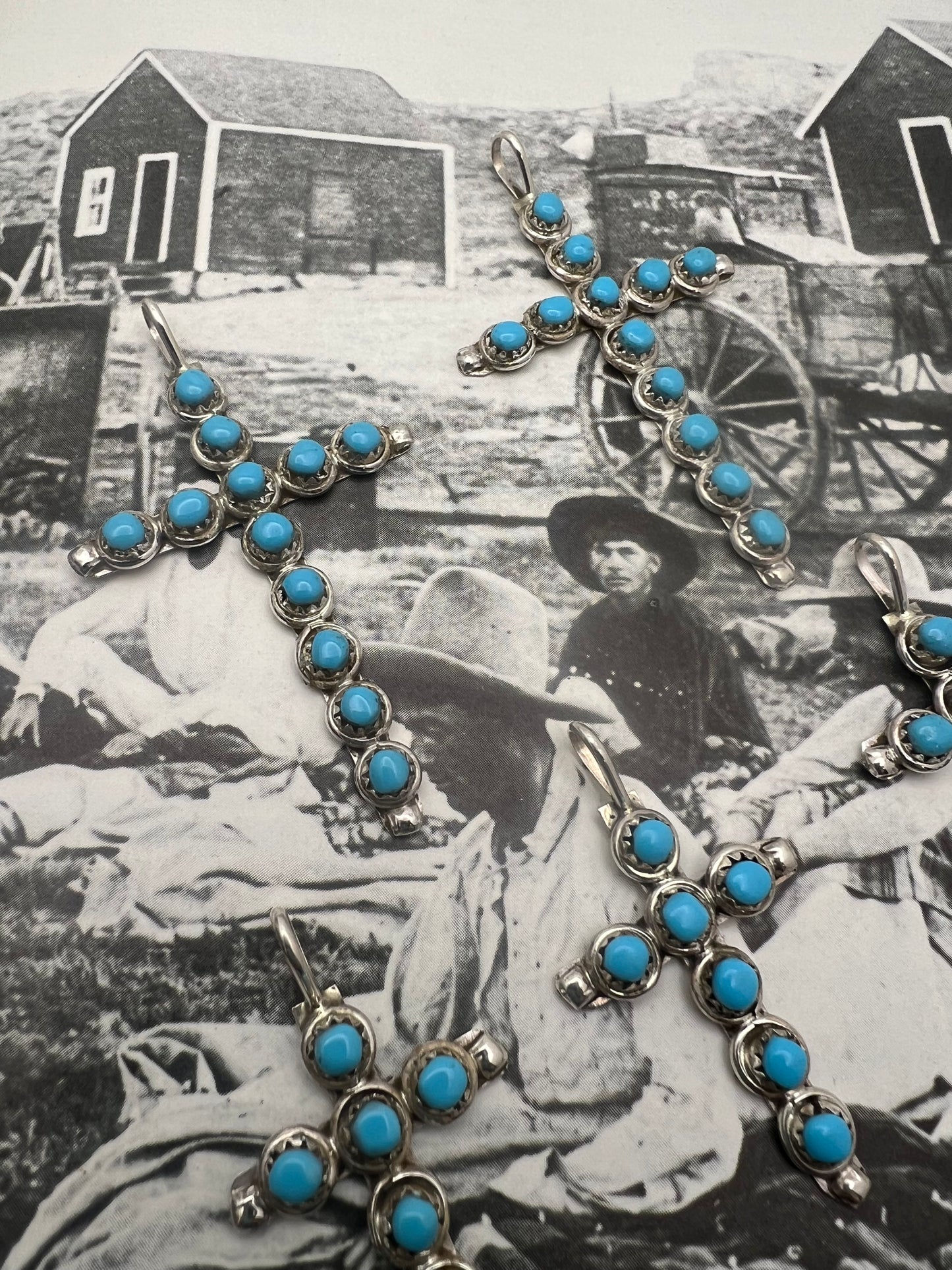 Turquoise Cross Pendant