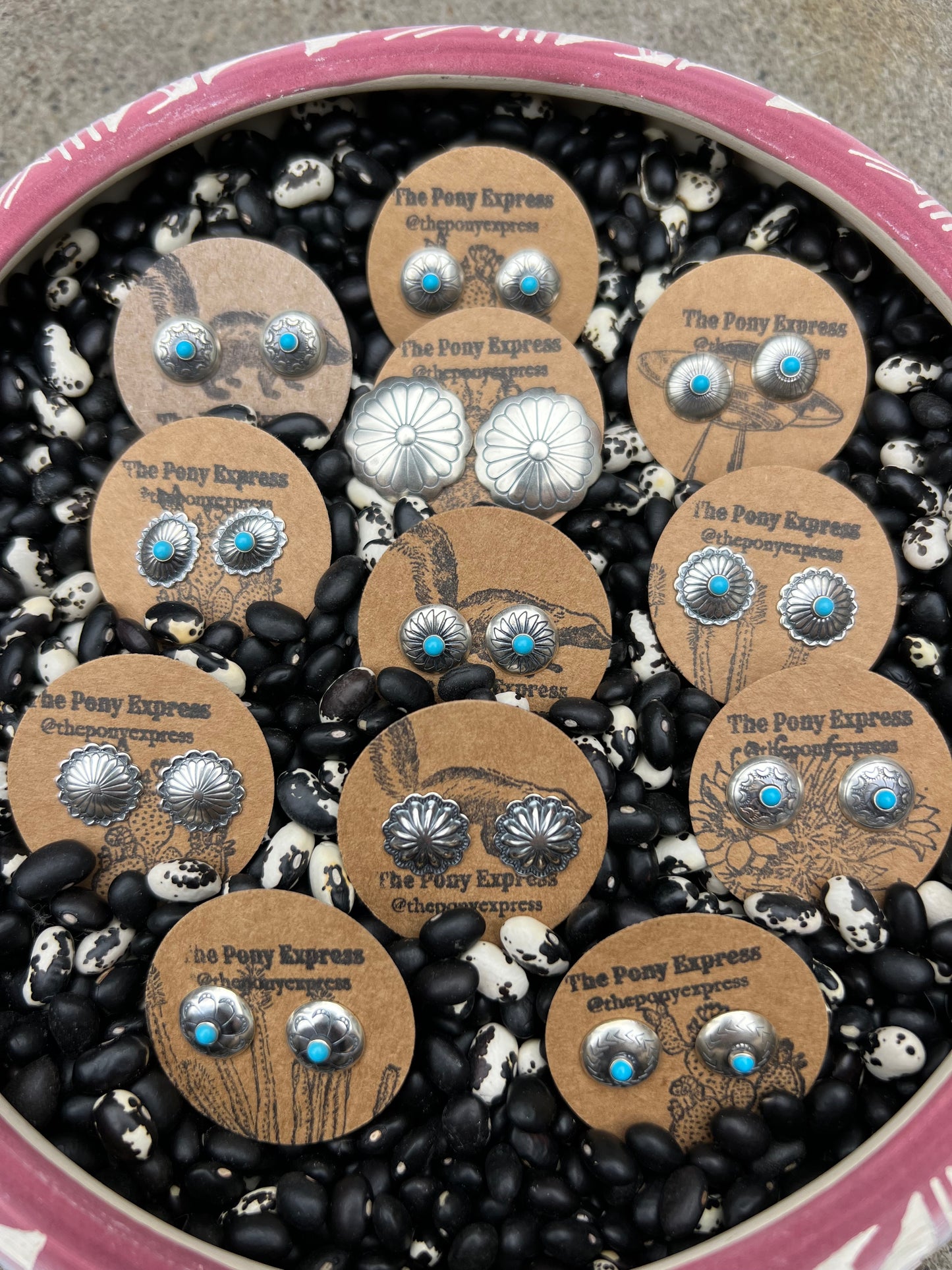 Conchito Sterling Silver Studs