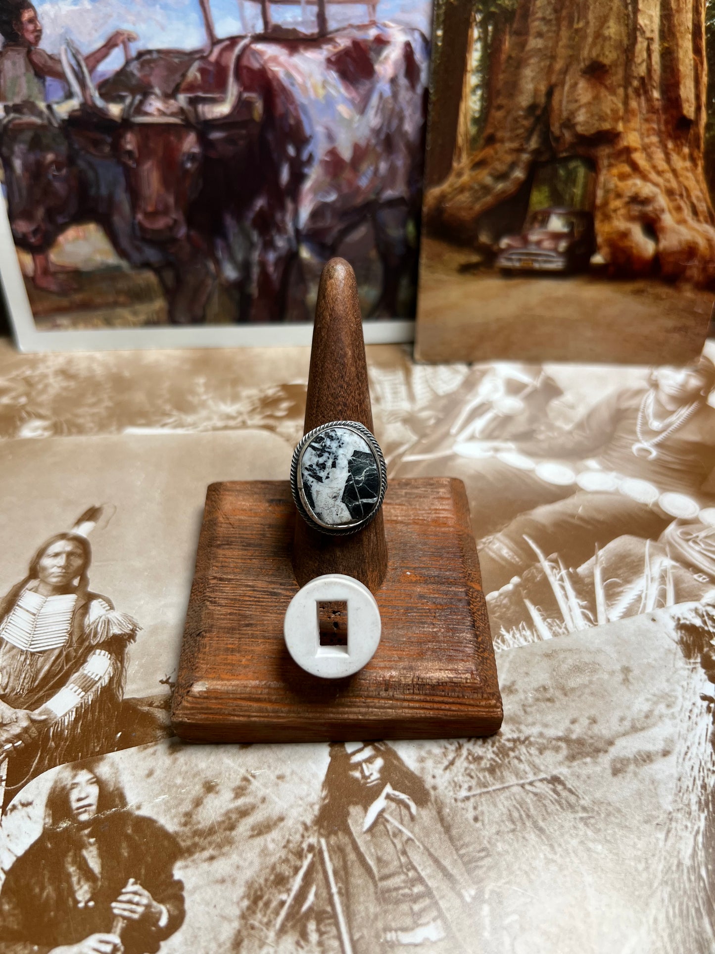 White Buffalo Ring