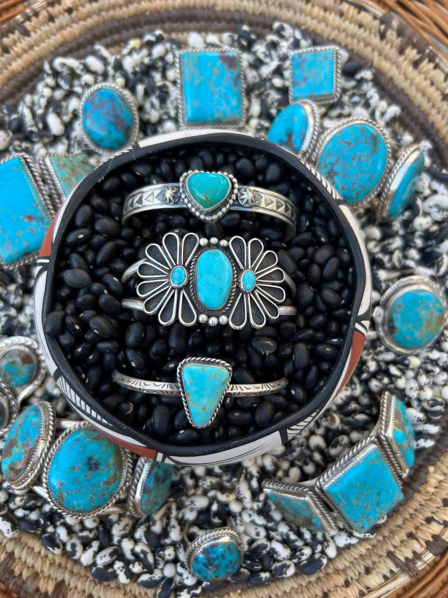 Large Turquoise Snake Ring