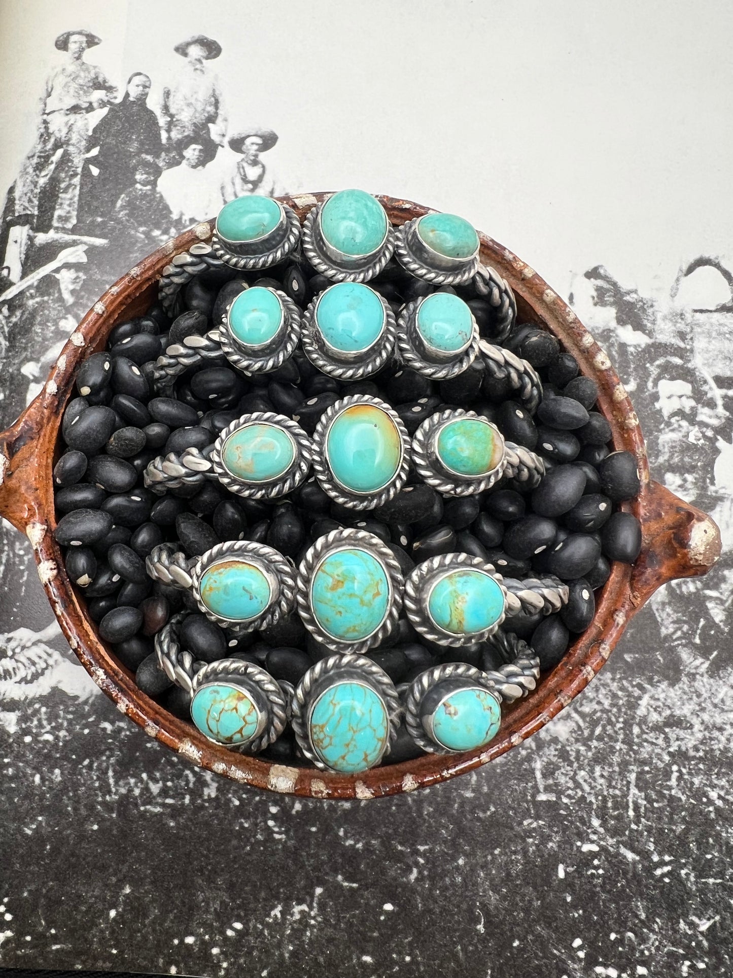 Three Stone Braided Cuff