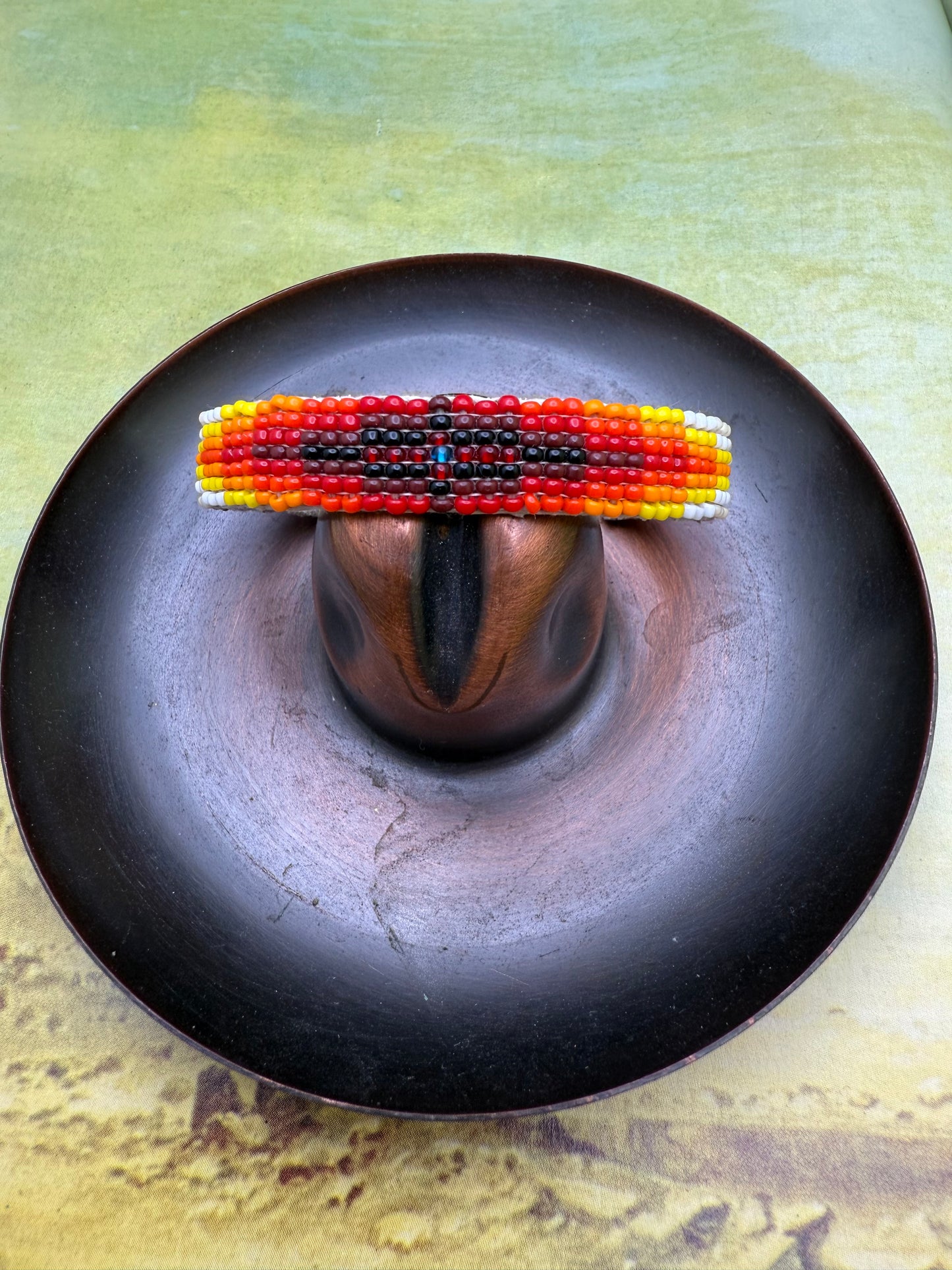 Native American Hand Beaded cuffs