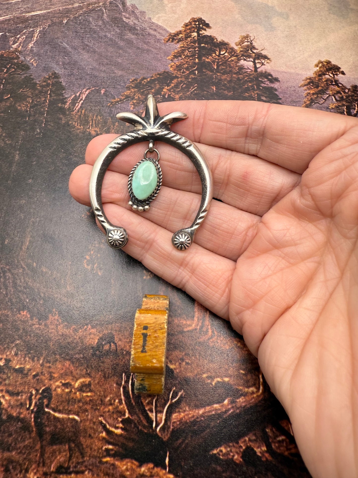 Turquoise Naja Pendant