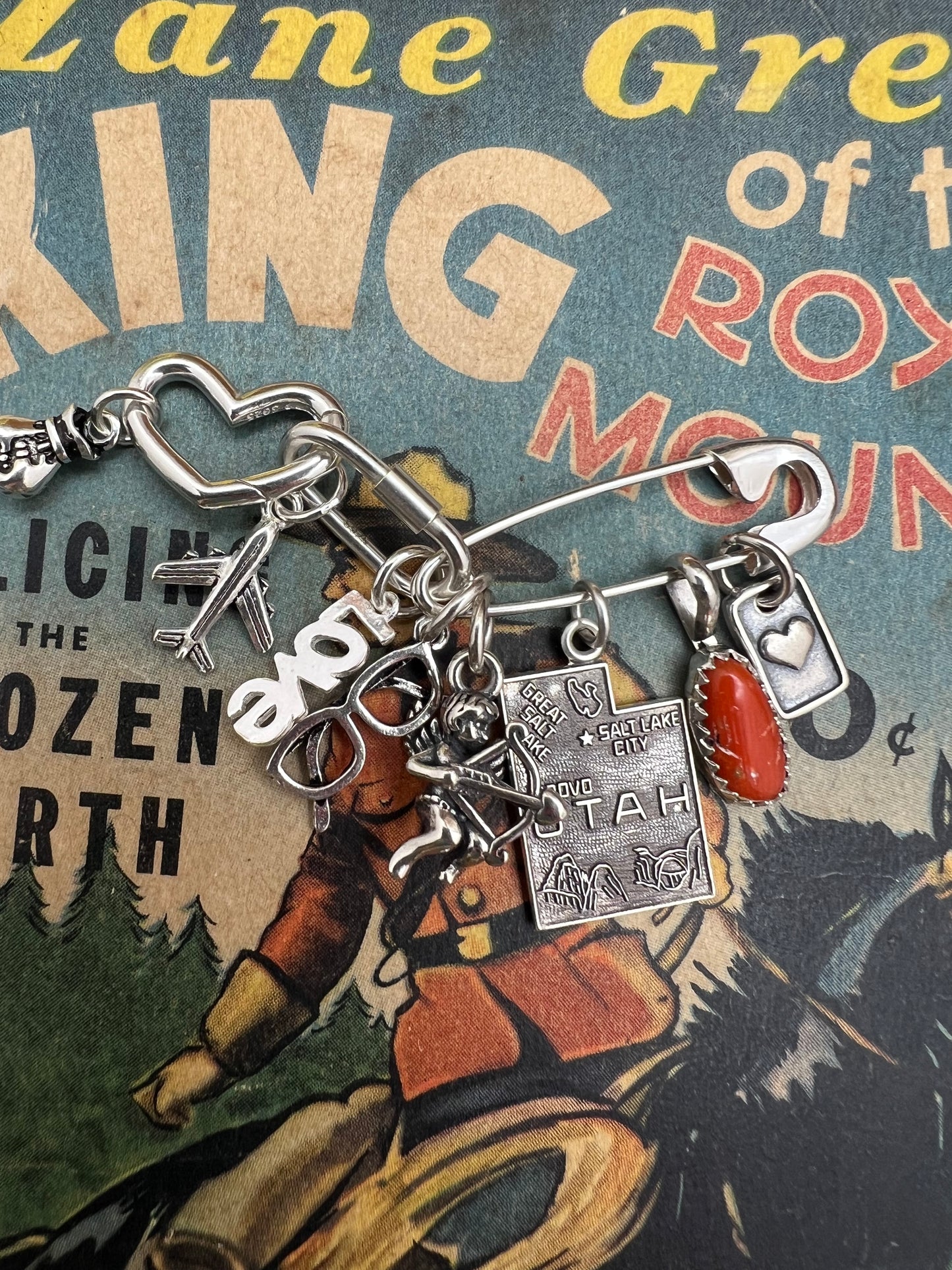 Vintage 1960’s Sterling State Charms