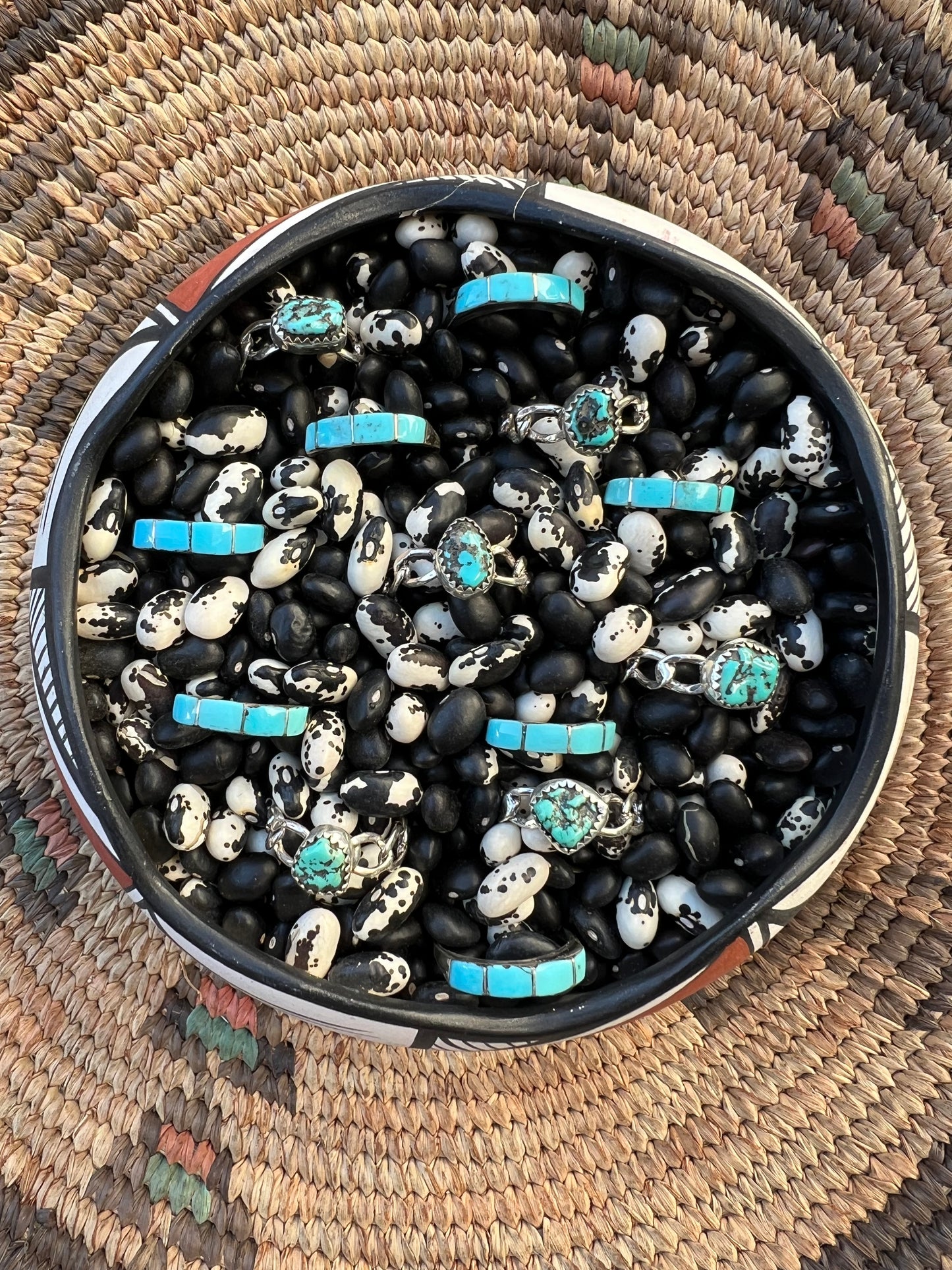 Thick Turquoise Inlay Ring