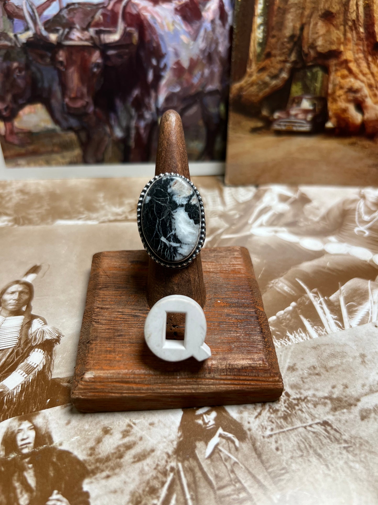 White Buffalo Ring