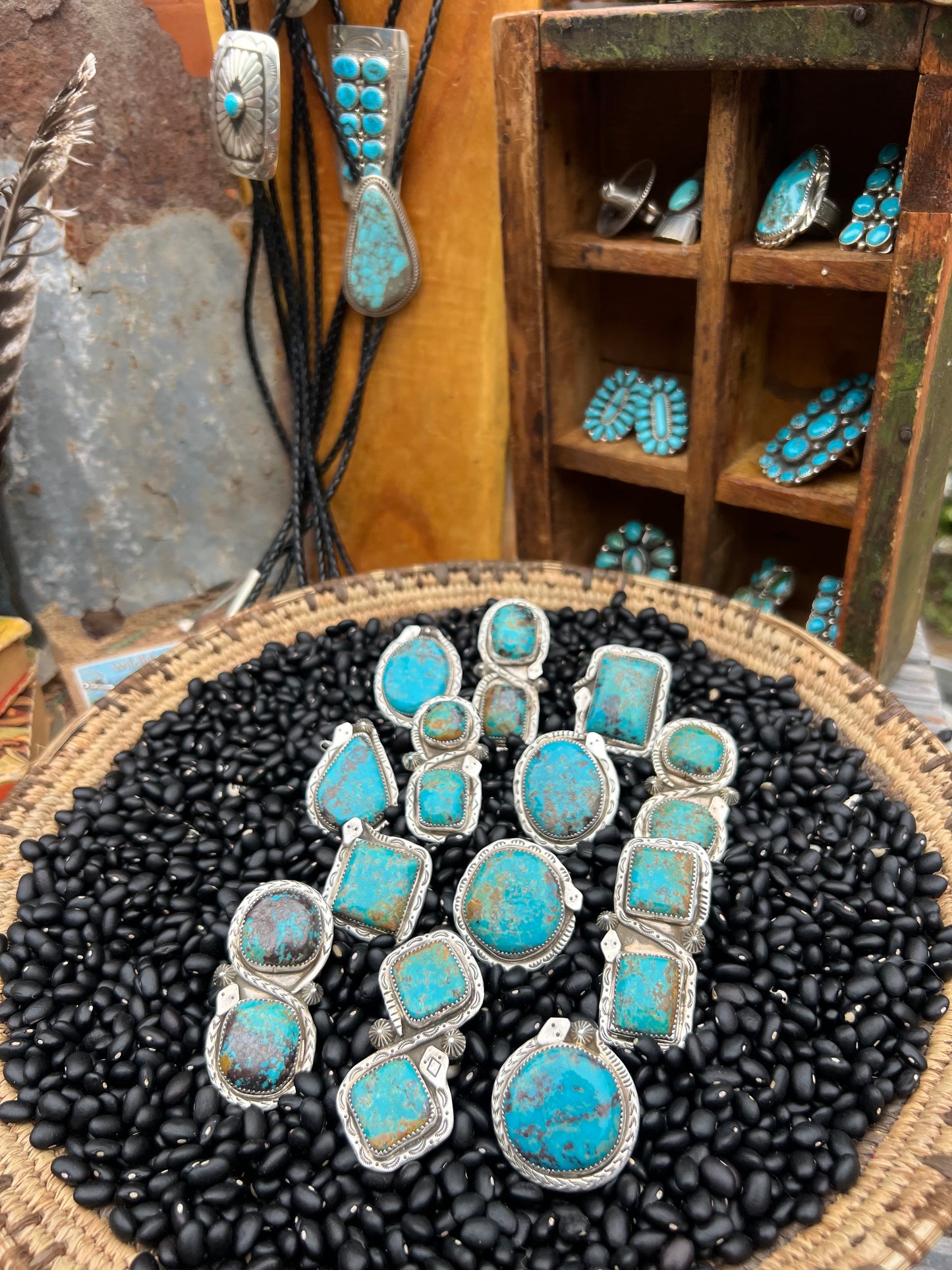 Large Turquoise Snake Ring