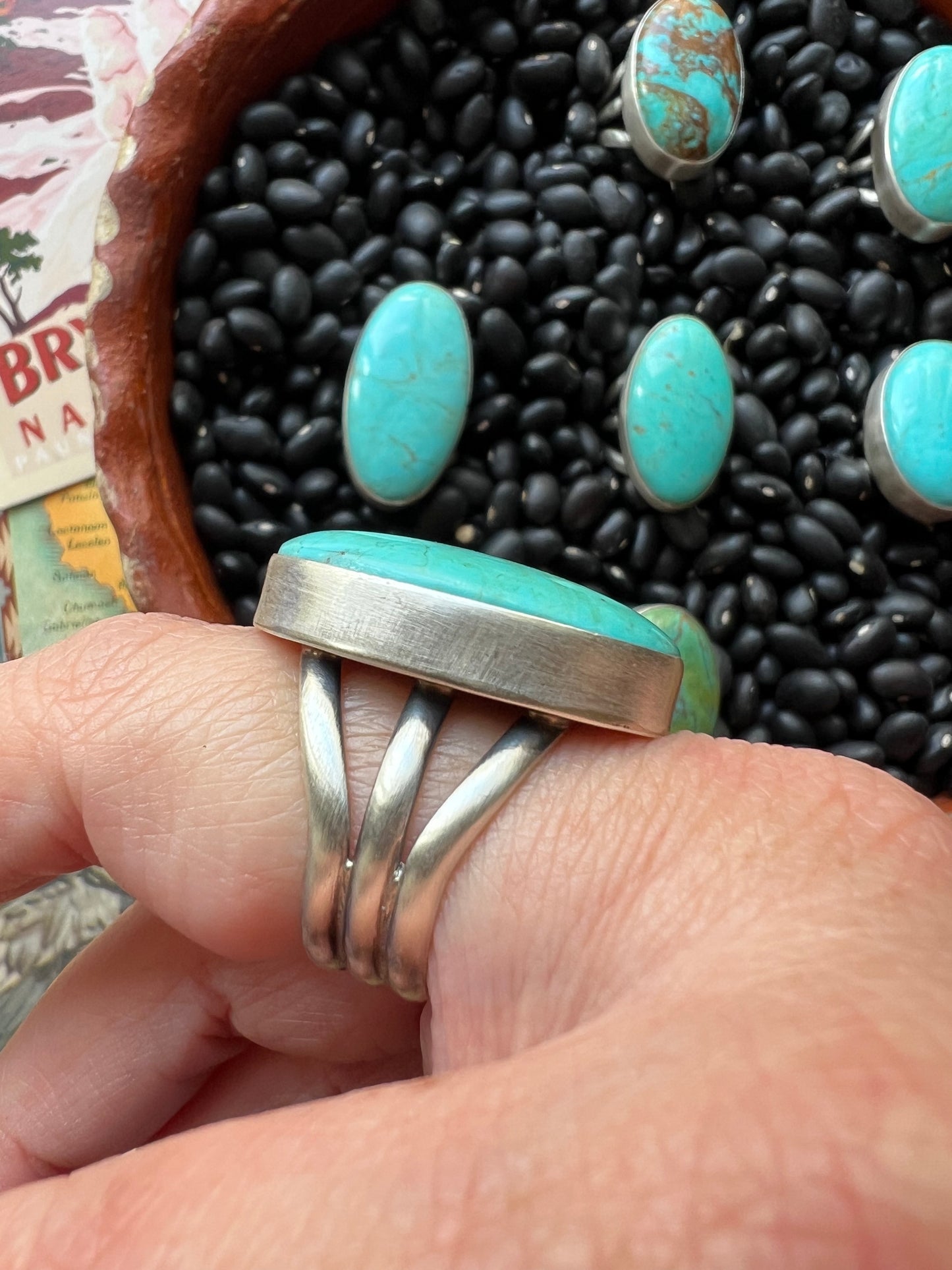 Turquoise Globe Ring