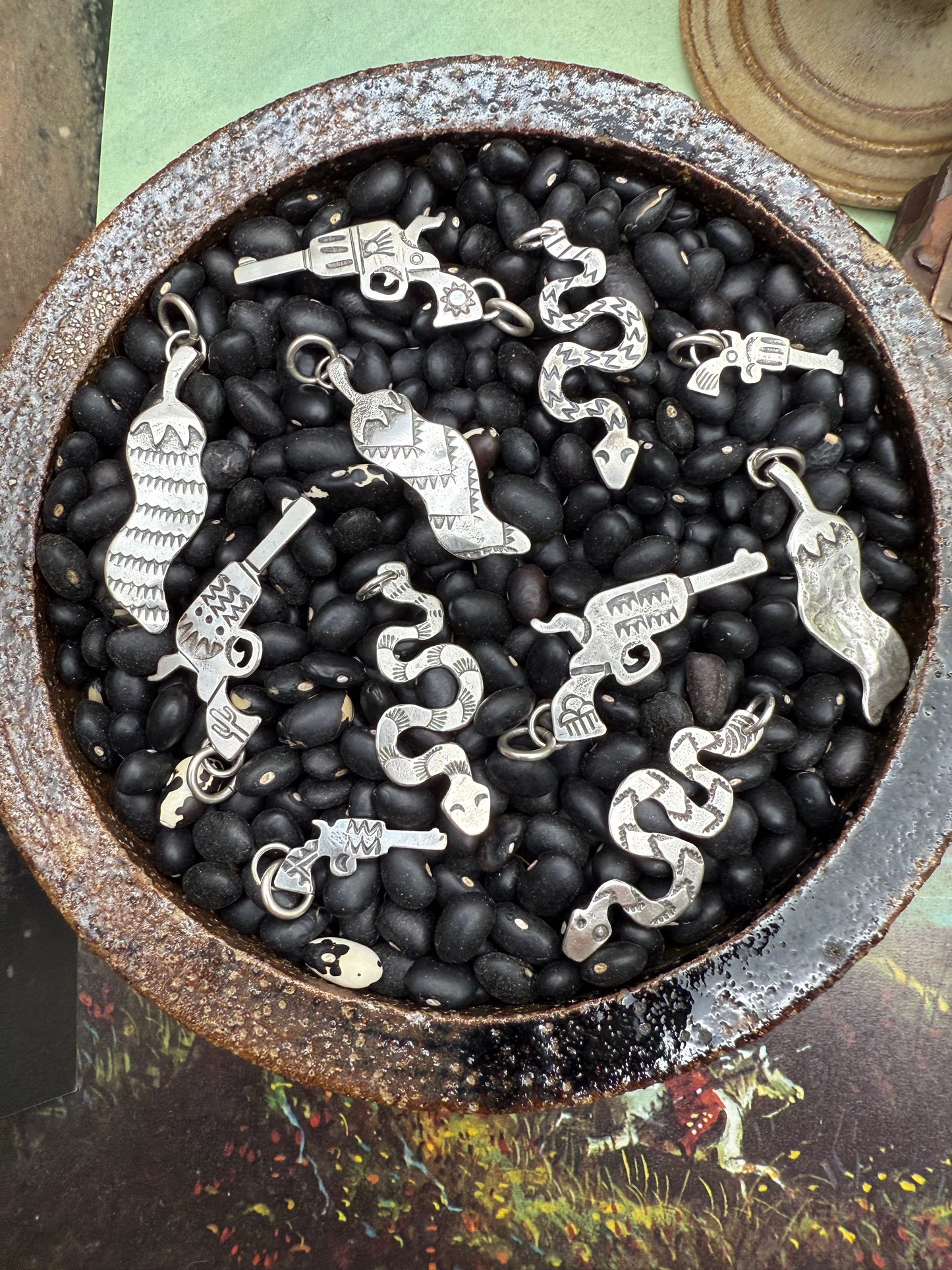 Handmade Pistol Charm