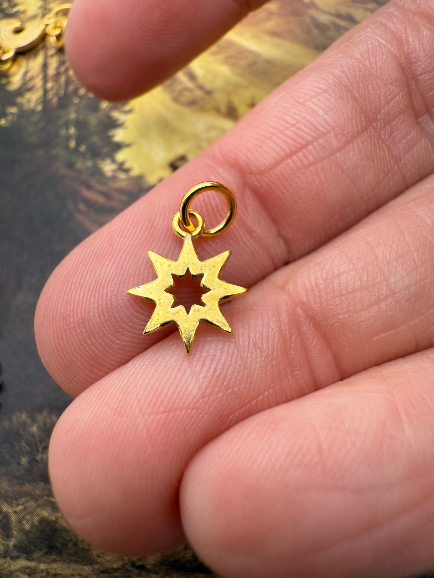 18k Gold Plated Charms
